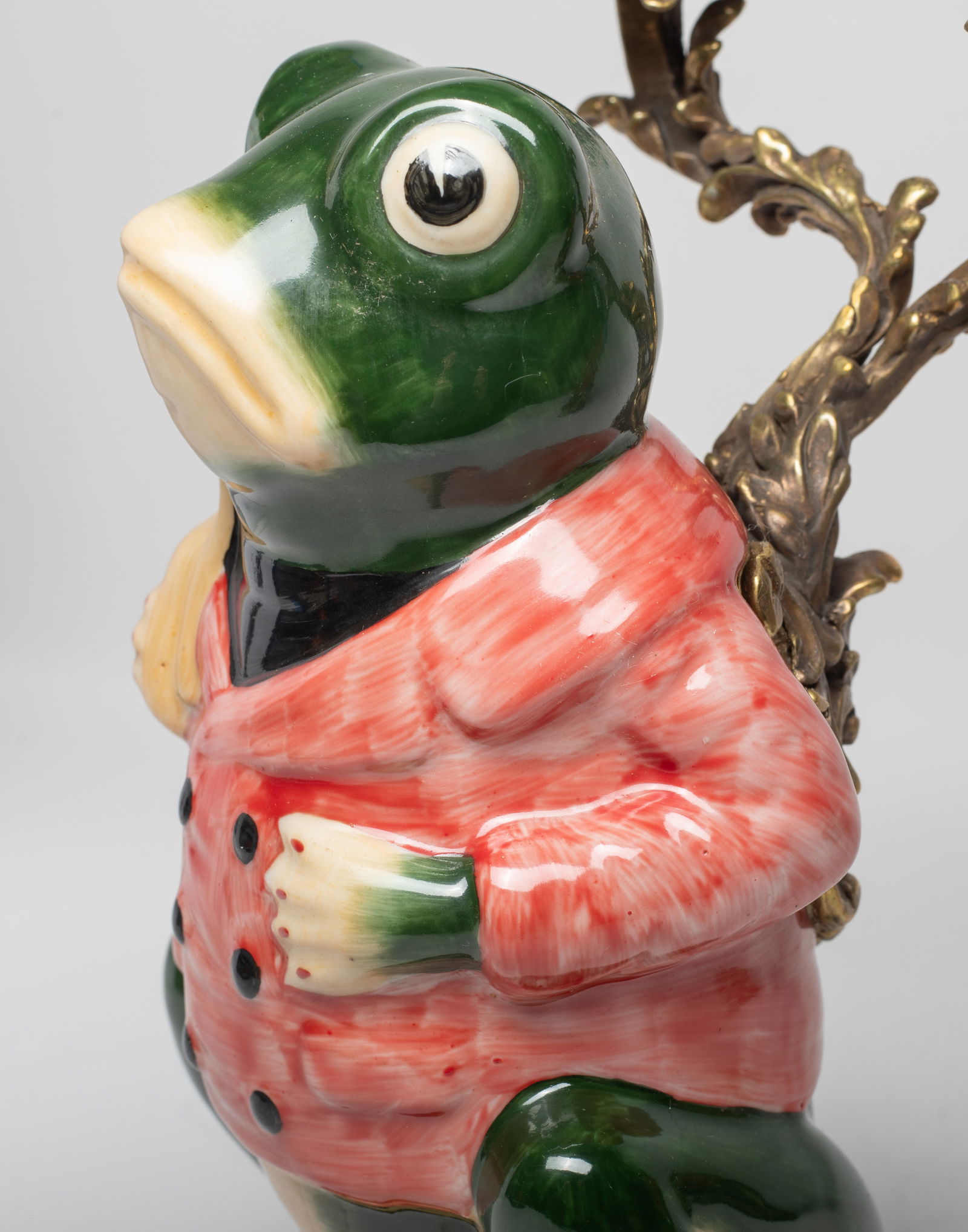 Two Chinese Export Porcelain Candlesticks - 8