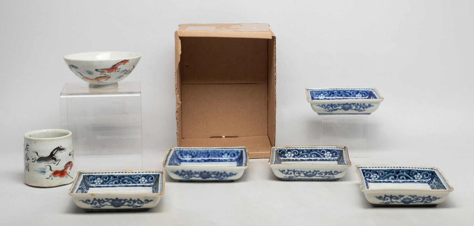 19-20th Japanese Old Kutani Porcelains (1 of 14)