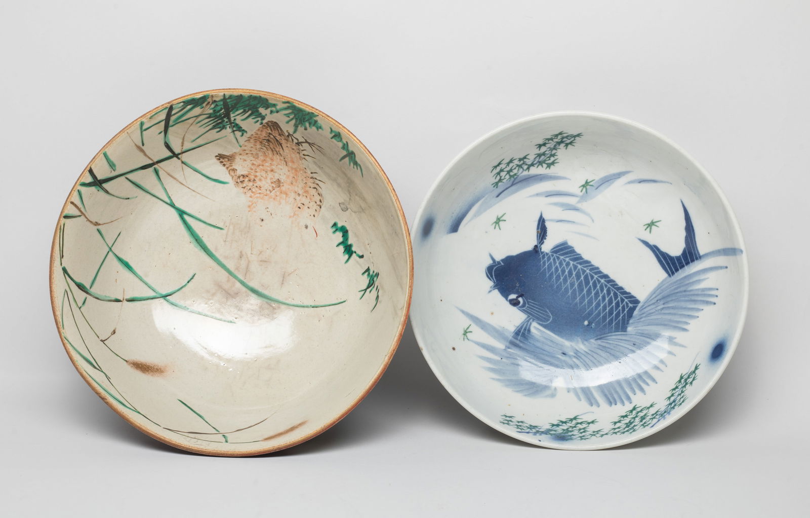 Two Large Japanese Meiji Porcelain Bowls (1 of 11)