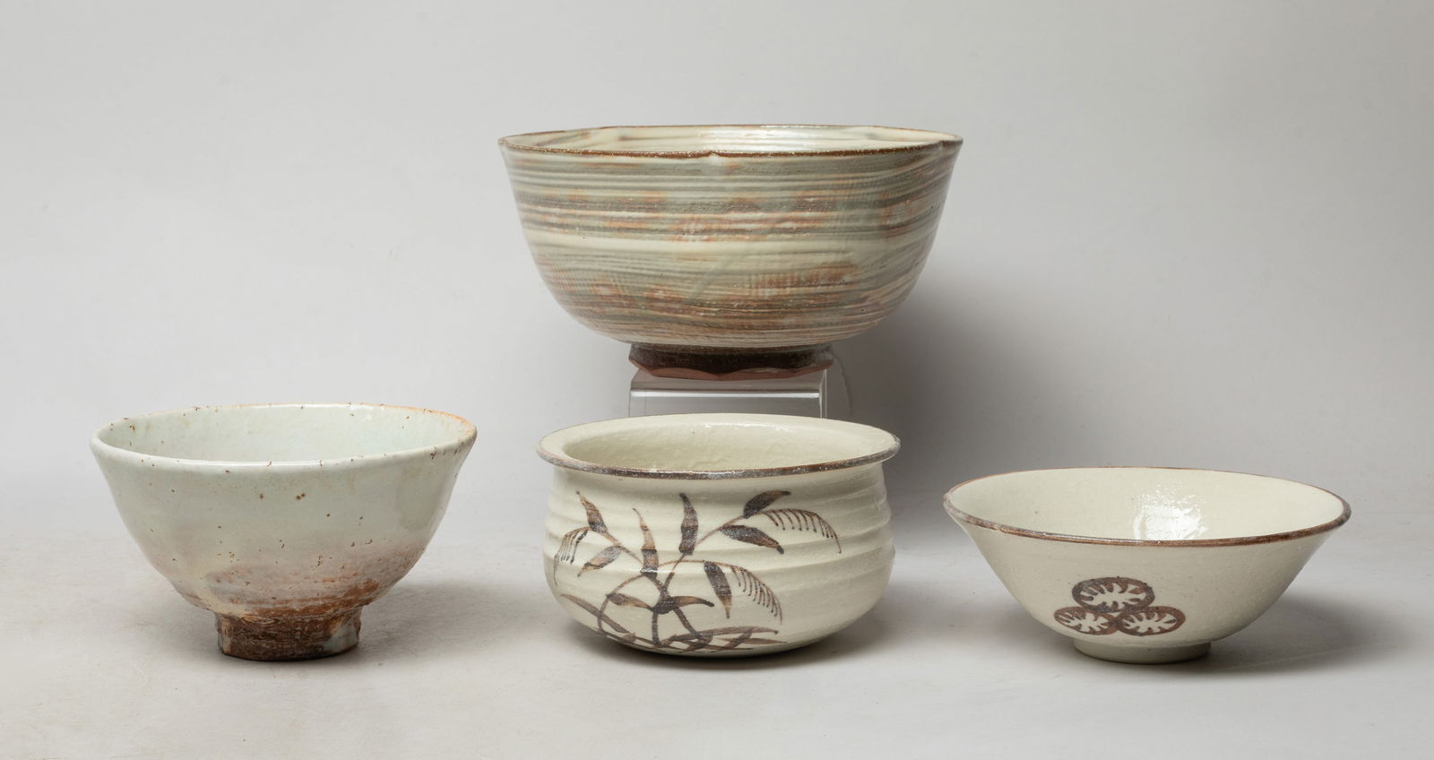 Set Vintage Japanese Stoneware Tea Bowls (1 of 15)