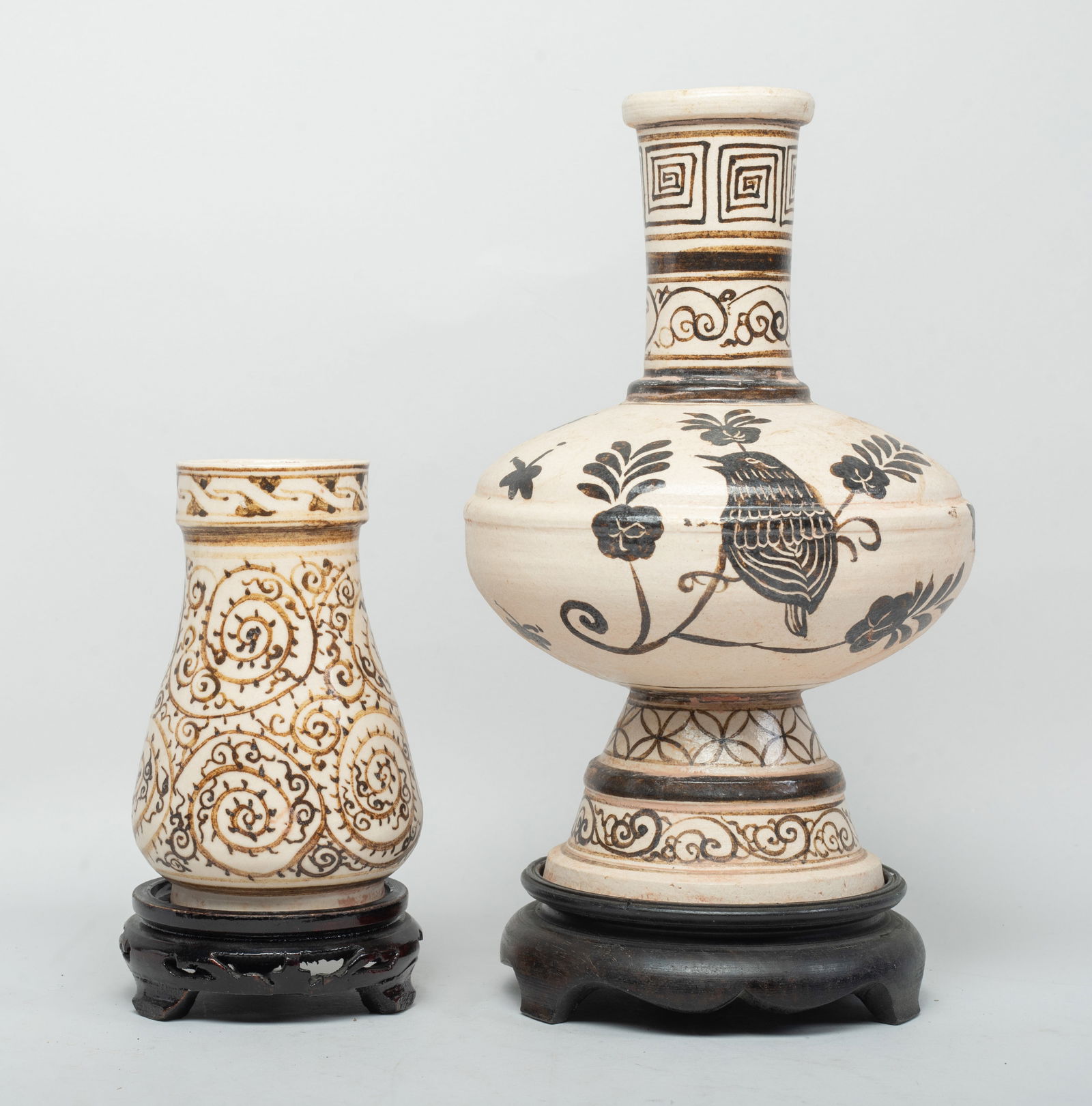 Two Chinese Cichou Porcelain Vases (1 of 9)