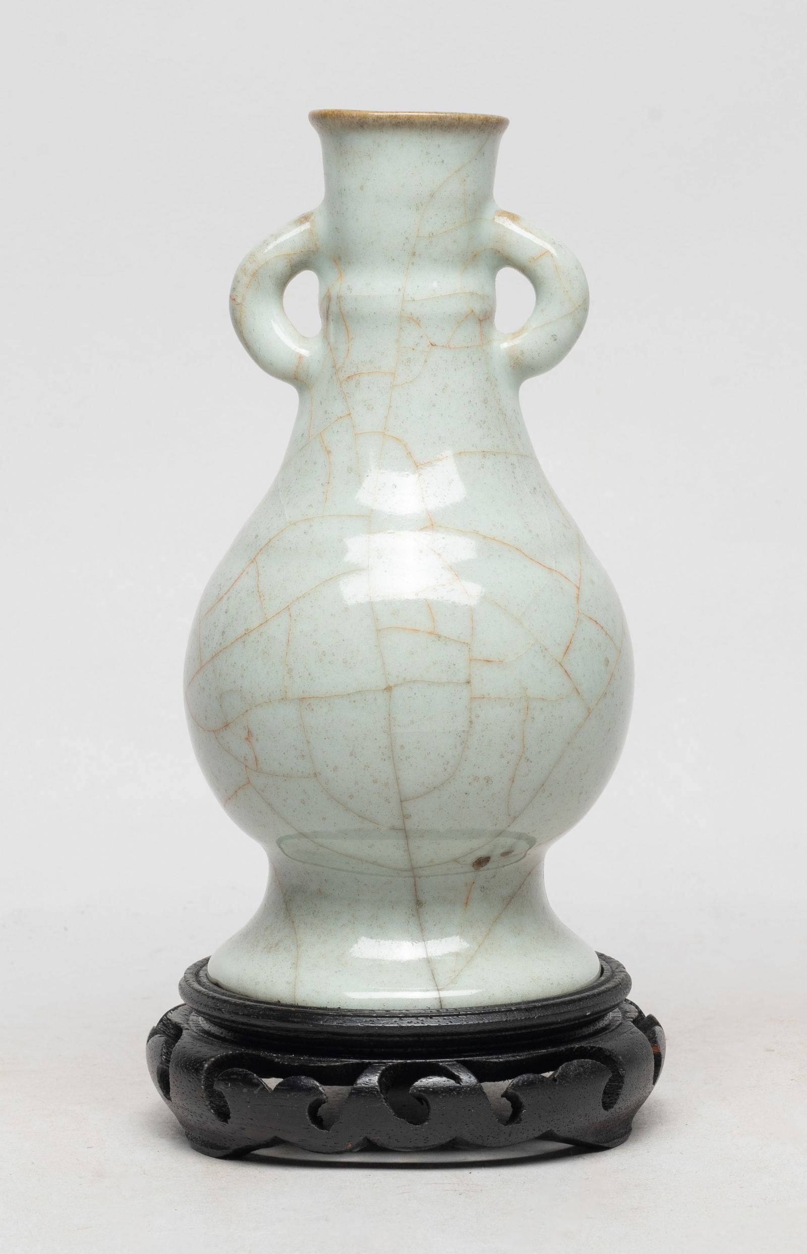 Estate Chinese Guan Type Porcelain Cabinet Vase (1 of 12)