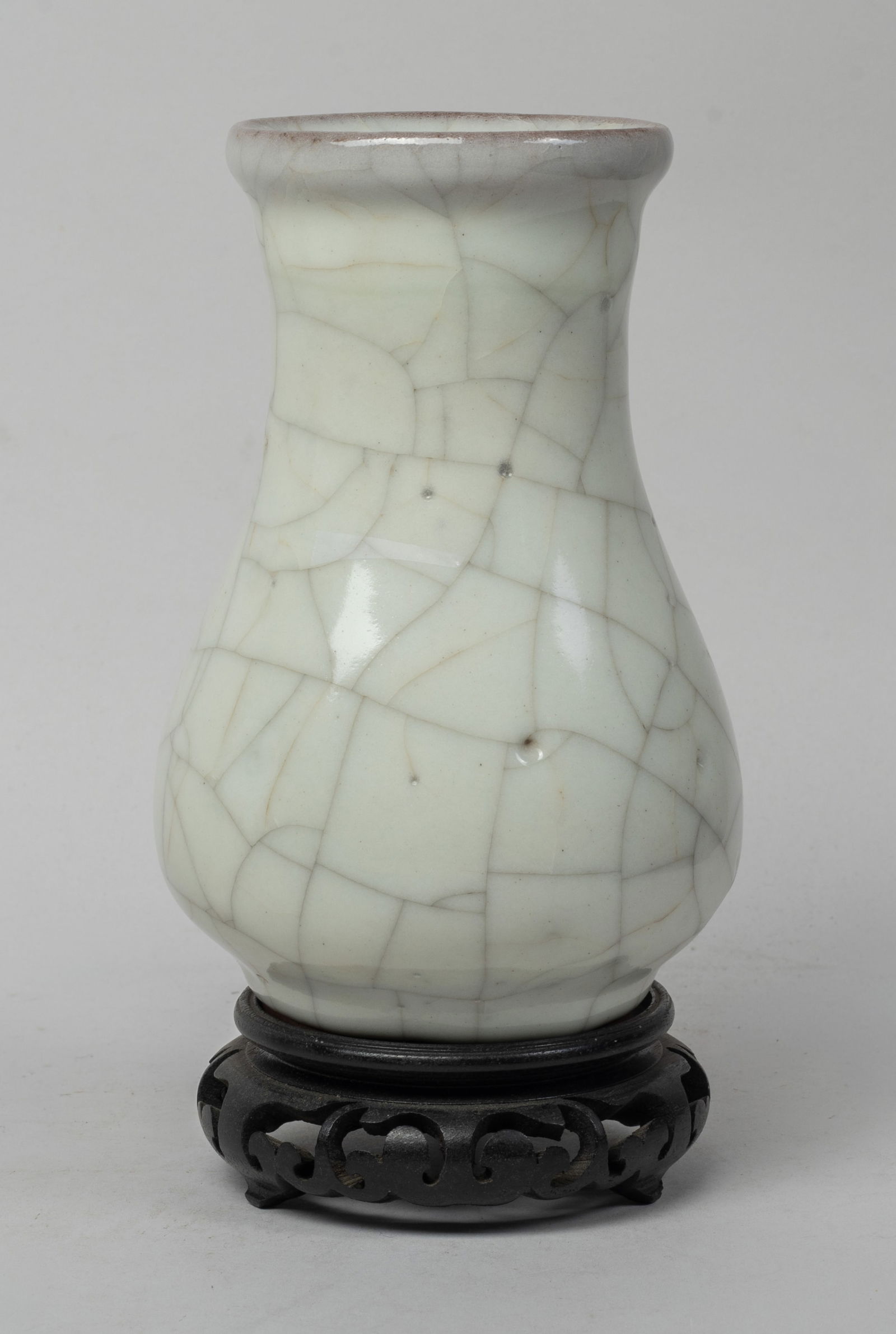 Estate Chinese Guan Ware Porcelain Vase (1 of 9)