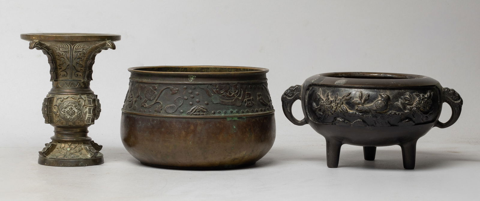 Estate Japanese Meiji-Taisho Bronze Wares (1 of 15)