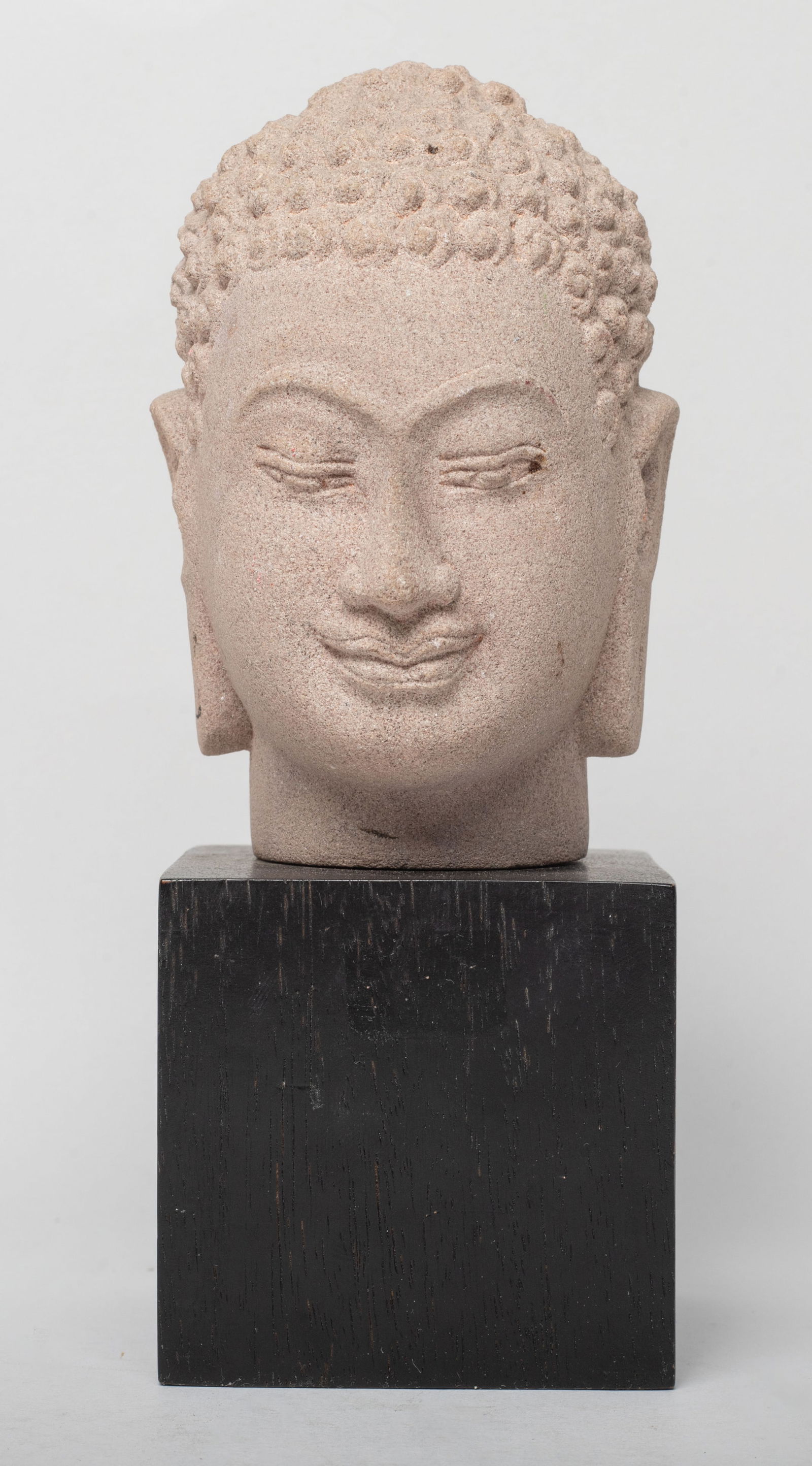 Estate South Asian Sand Stone Buddha Head (1 of 10)