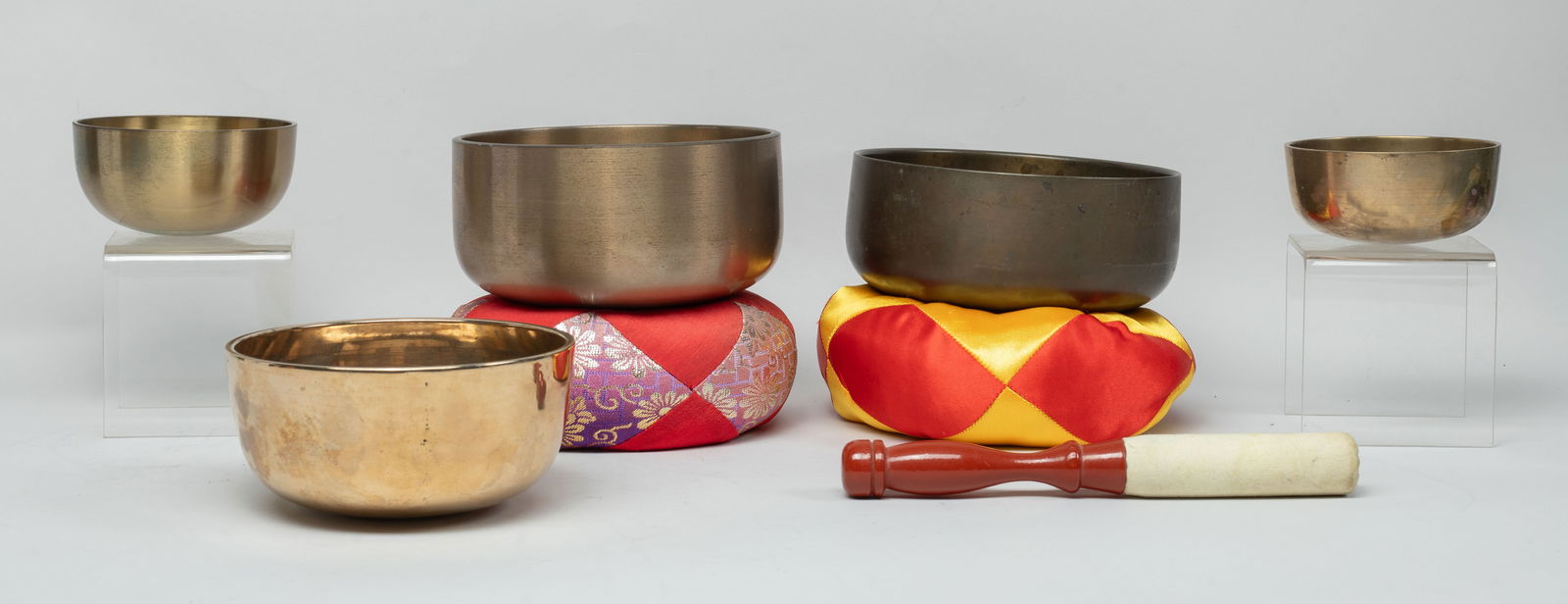 Rare Vintage Asian Brass Bowls (1 of 11)