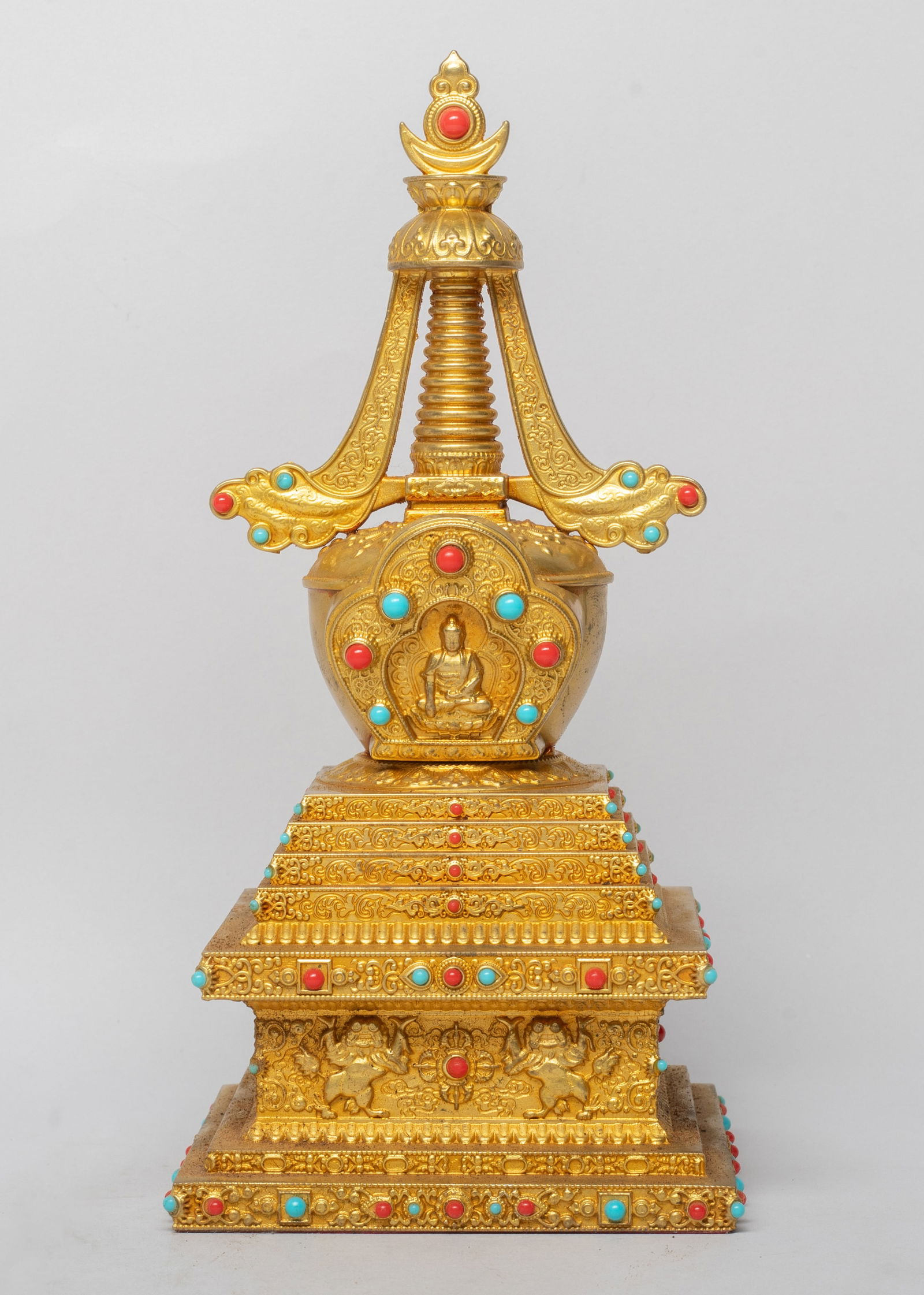 Estate Chinese Gilt Bronze Table Sculpture (1 of 11)