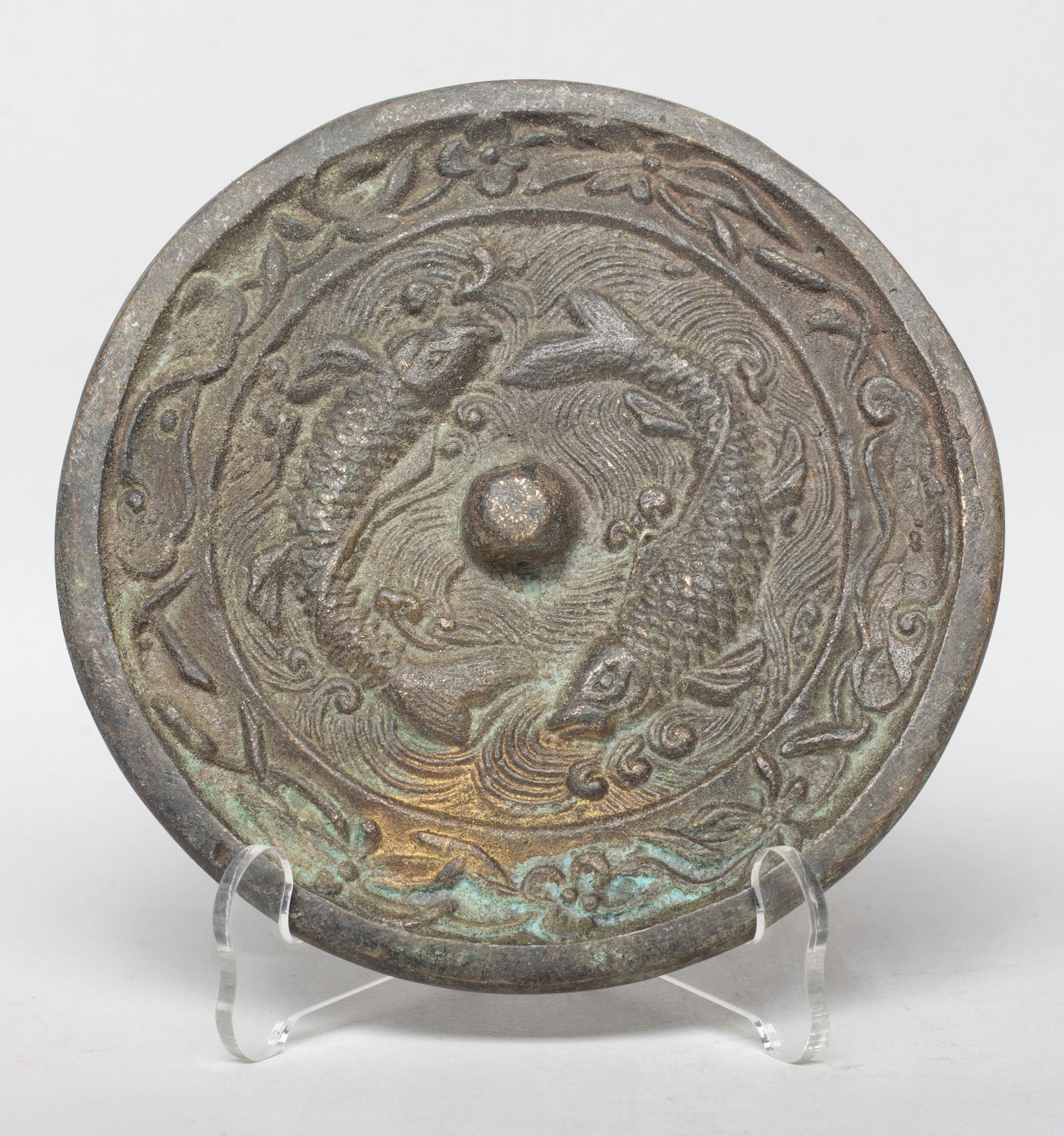 Estate Chinese Bronze Hand Mirror (1 of 7)
