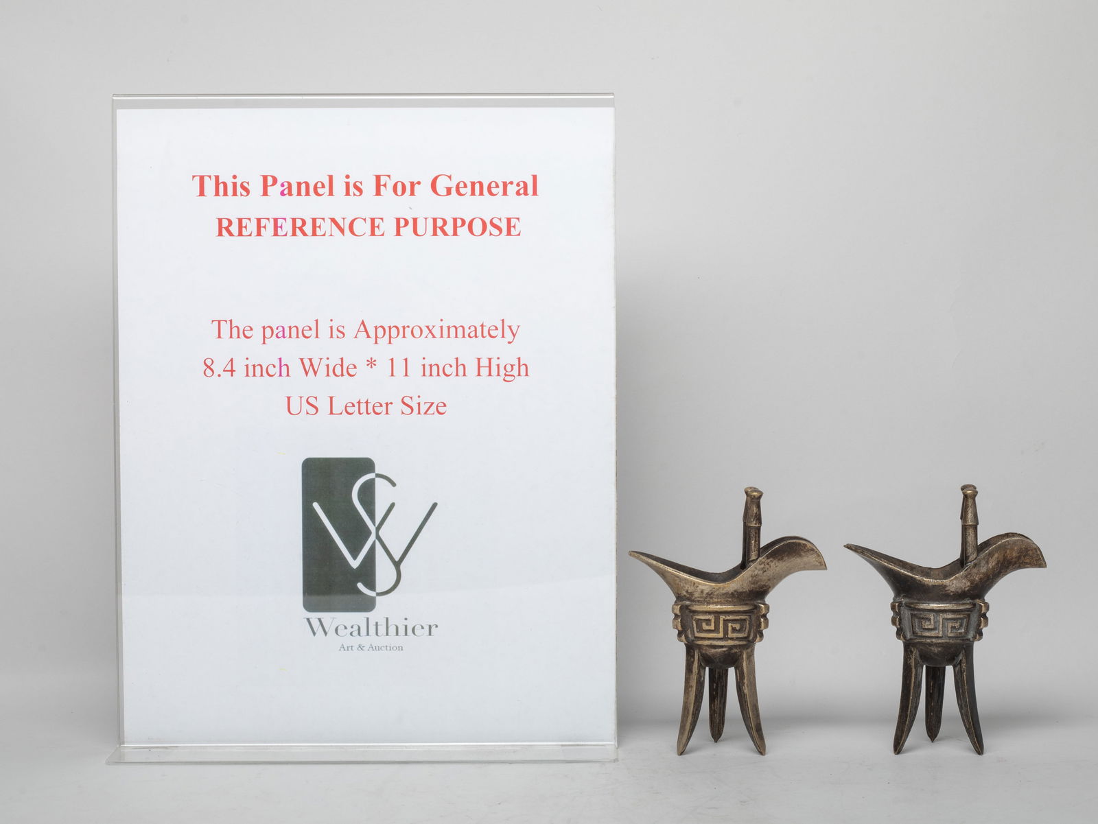 Two Chinese Bronze Libation Cups - 2