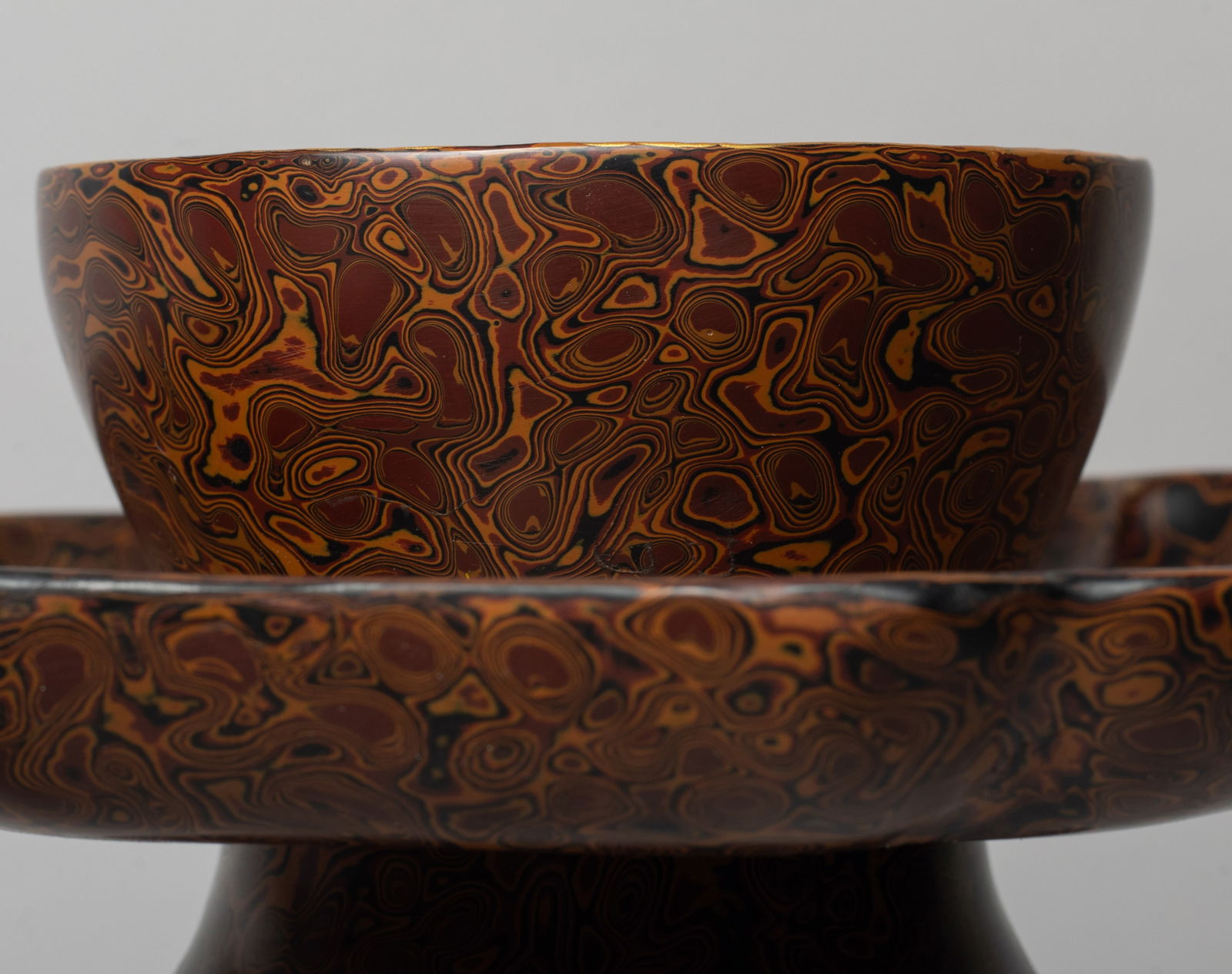 Rare Chinese Lacquer Base - 3