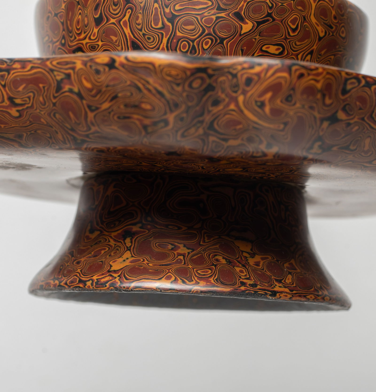 Rare Chinese Lacquer Base - 4