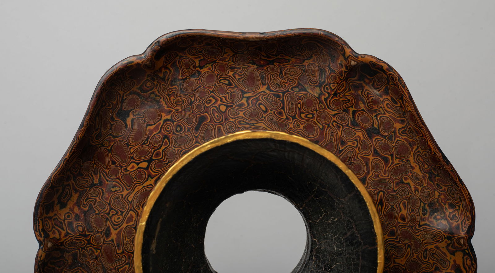 Rare Chinese Lacquer Base - 7