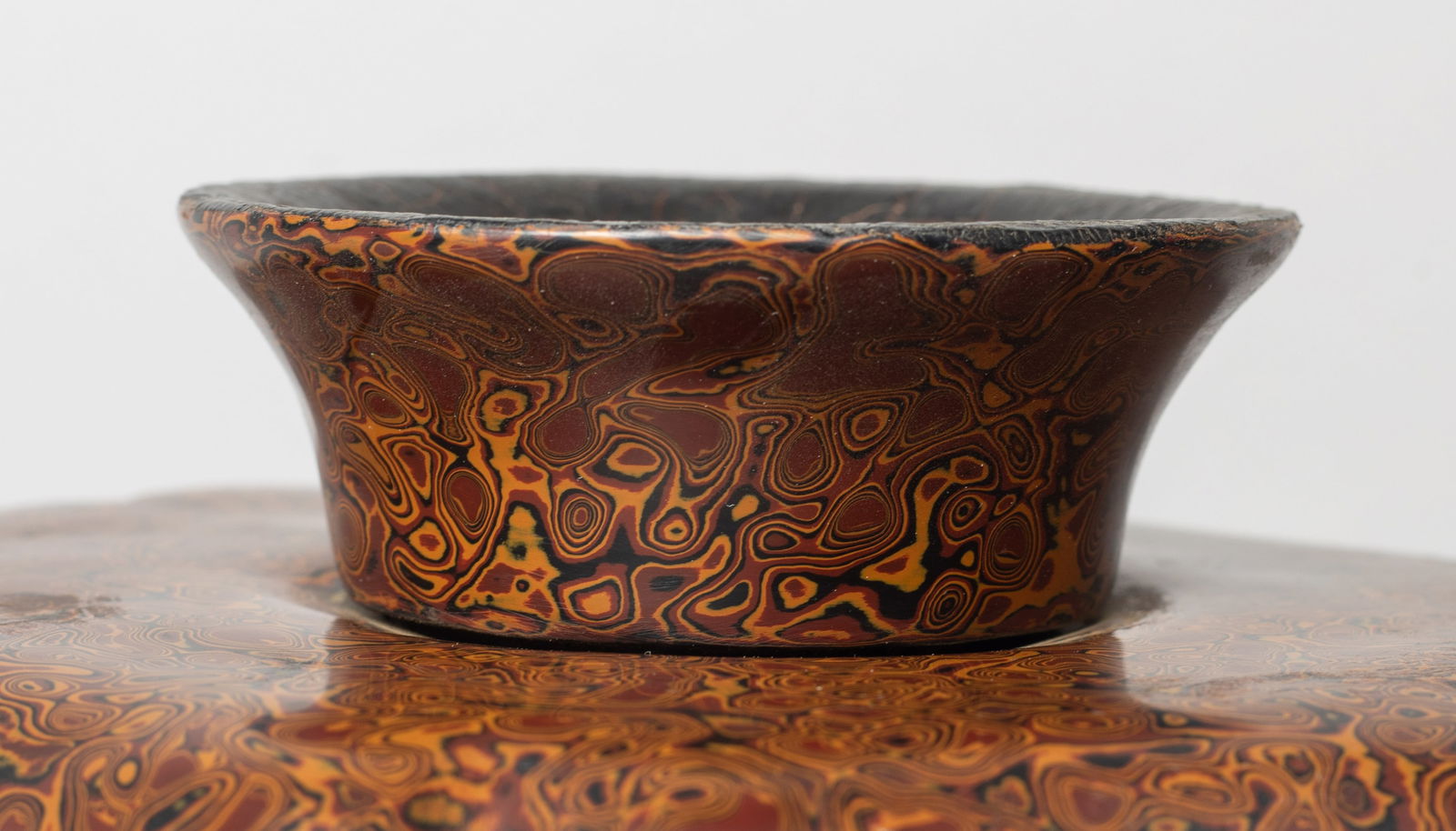 Rare Chinese Lacquer Base - 9