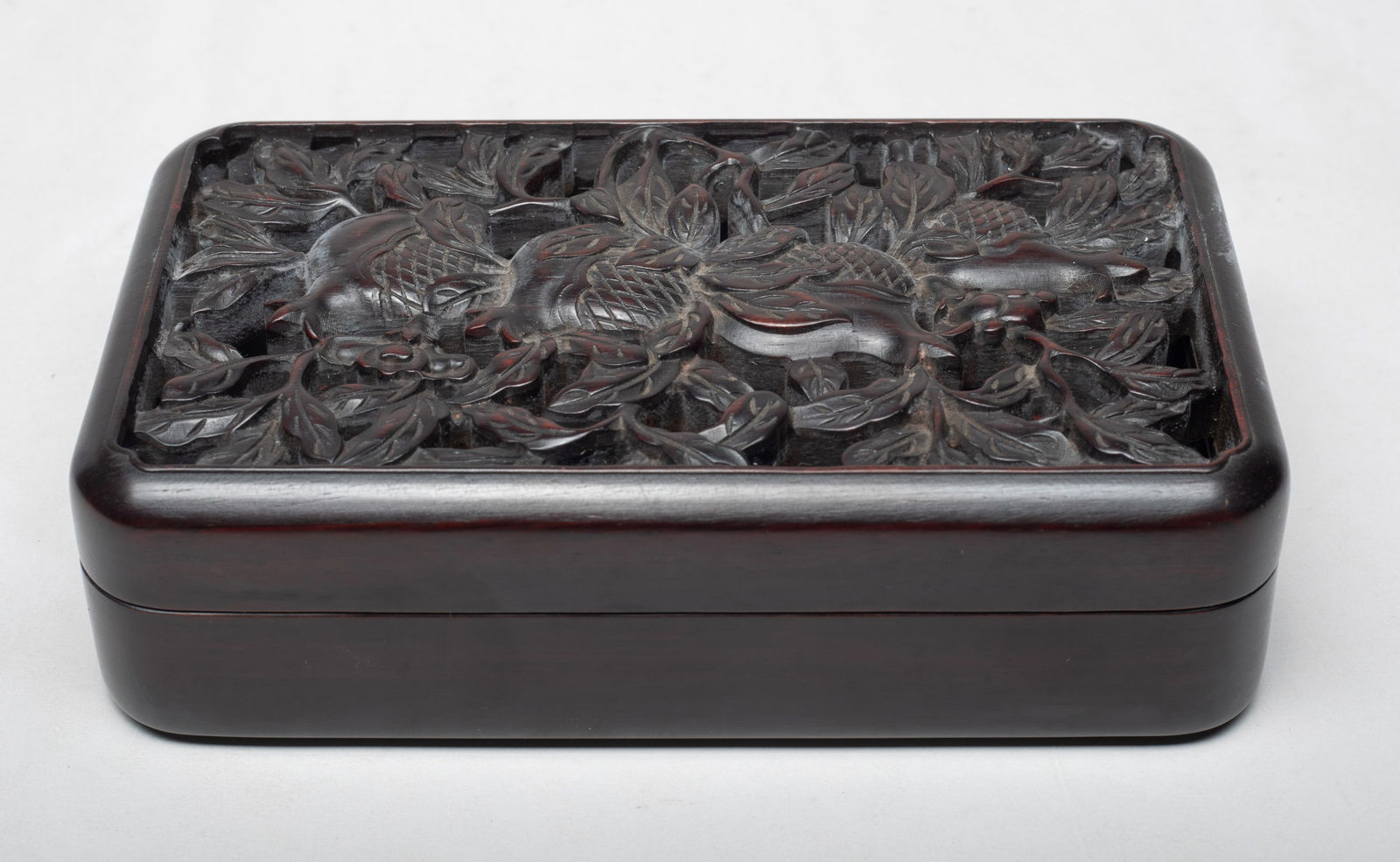 Estate Chinese Export Wood Box (1 of 9)