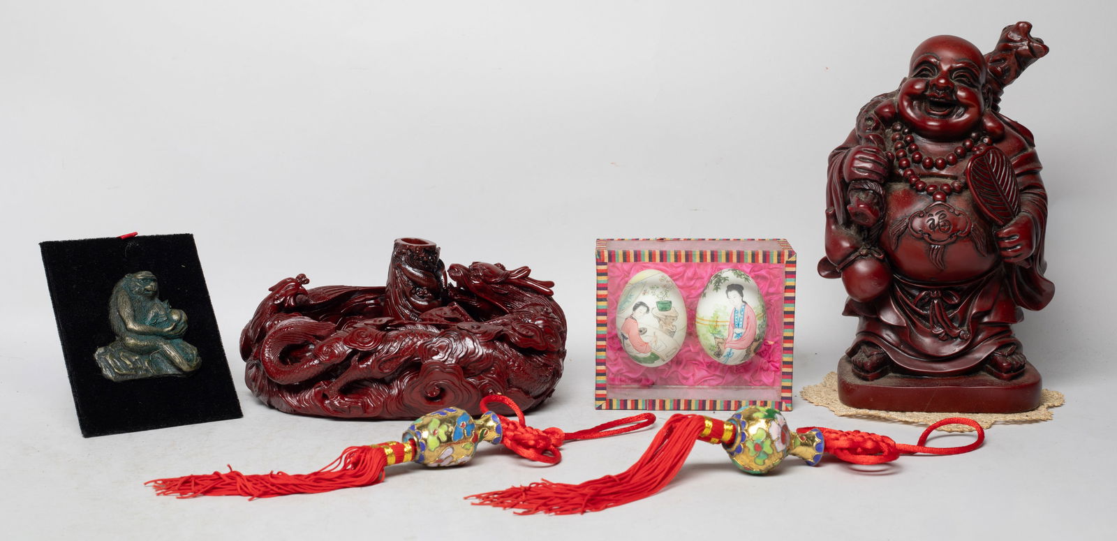 Set Chinese Export Sculptures, Decors (1 of 15)