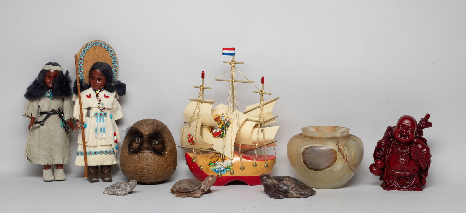 Marble Vase, Indian Dolls, Asian Sculptures (1 of 12)