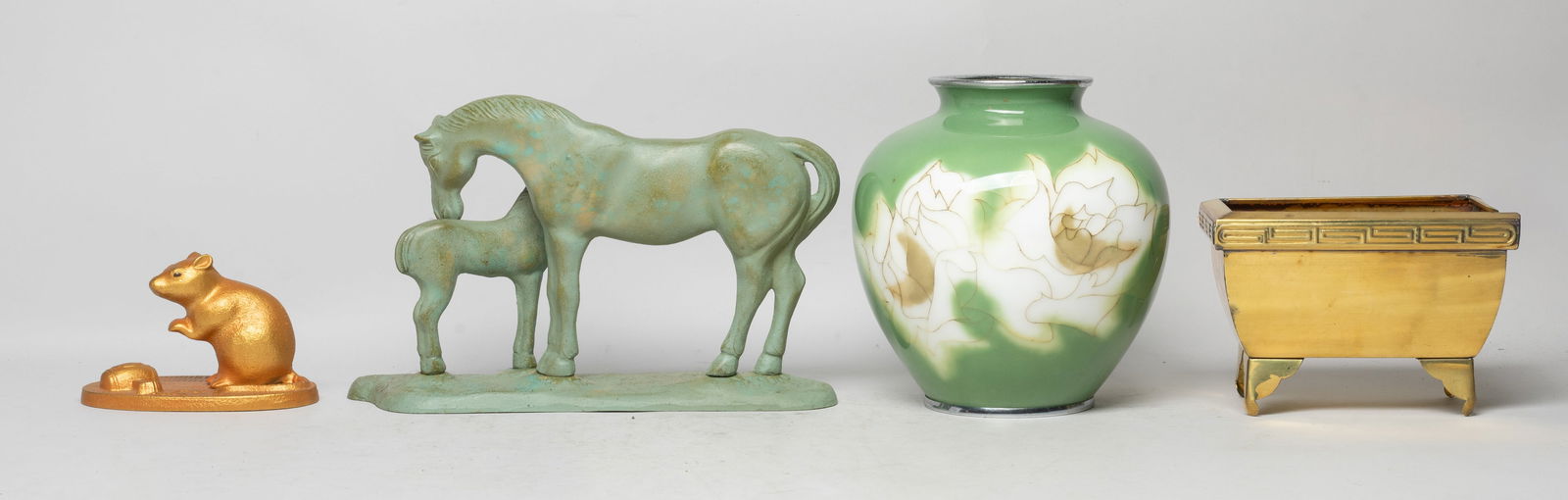 Estate Vintage Japanese Metal, Bronze Decors (1 of 13)