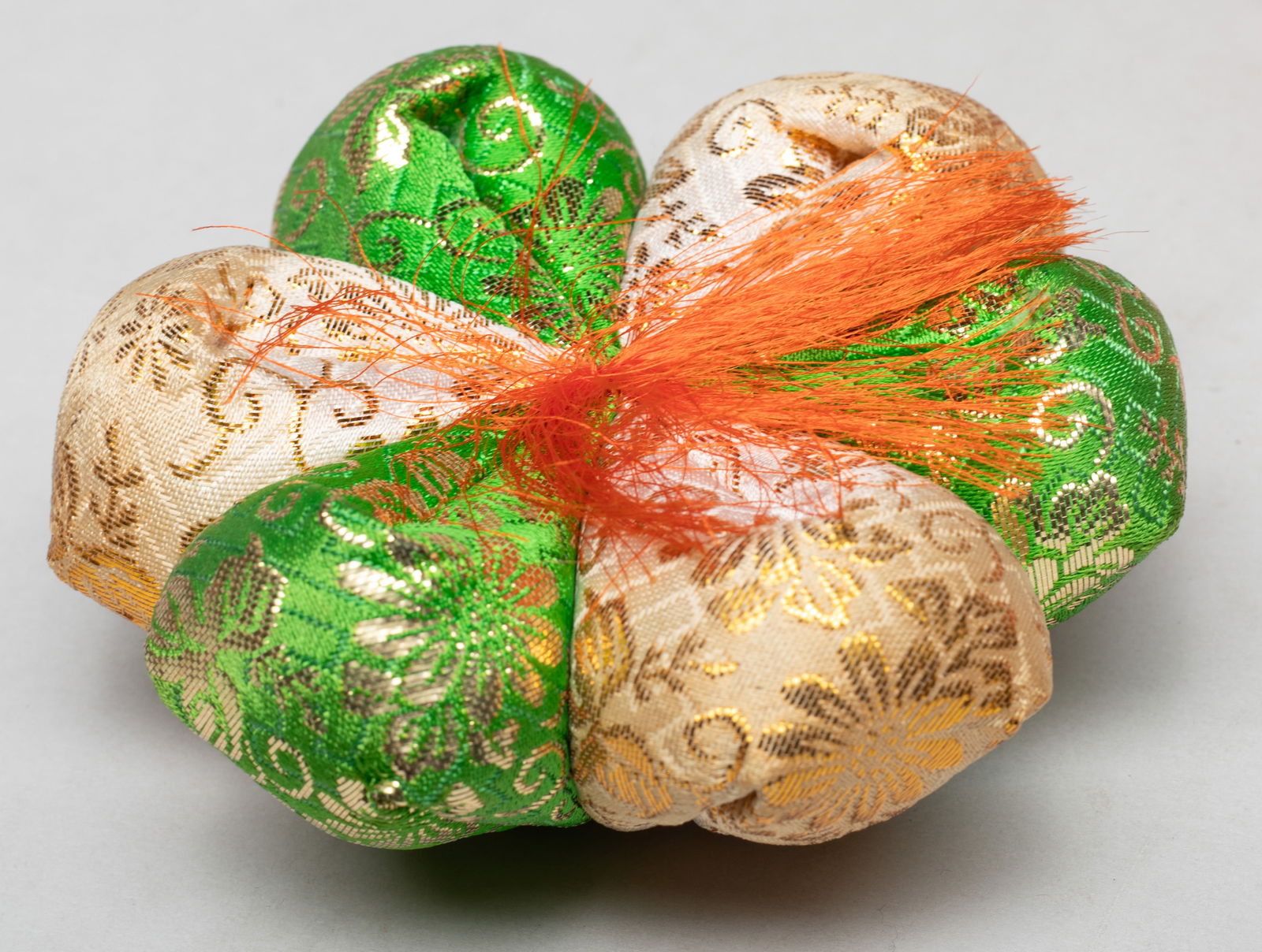 Set Vintage Asian Silk Pillows - 4