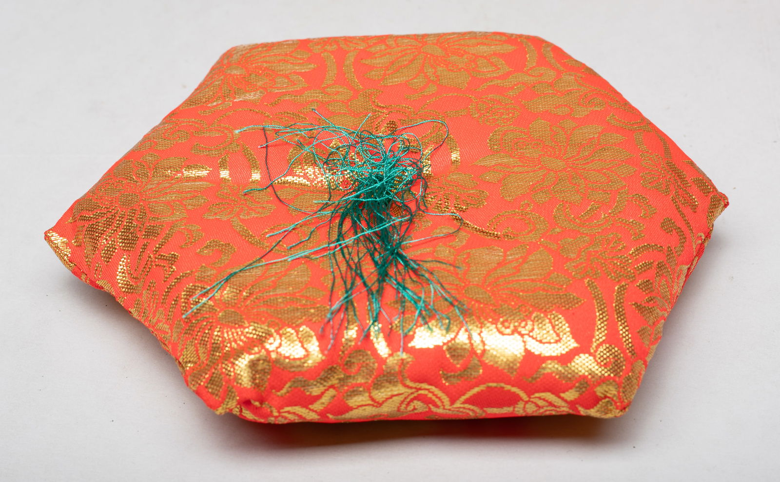 Set Vintage Asian Silk Pillows - 6