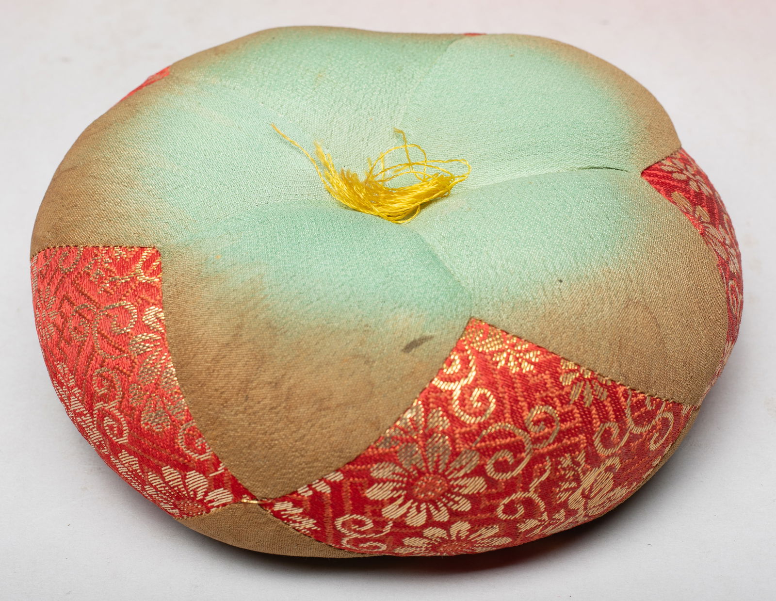 Set Vintage Asian Silk Pillows - 7