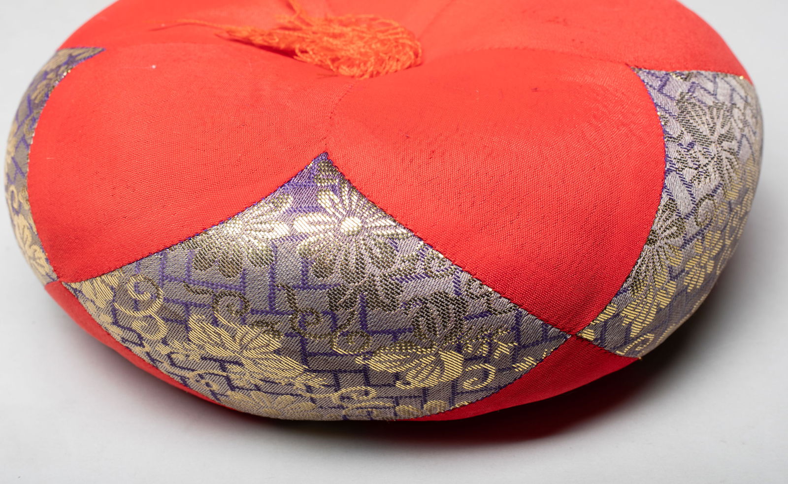 Set Vintage Asian Silk Pillows - 9