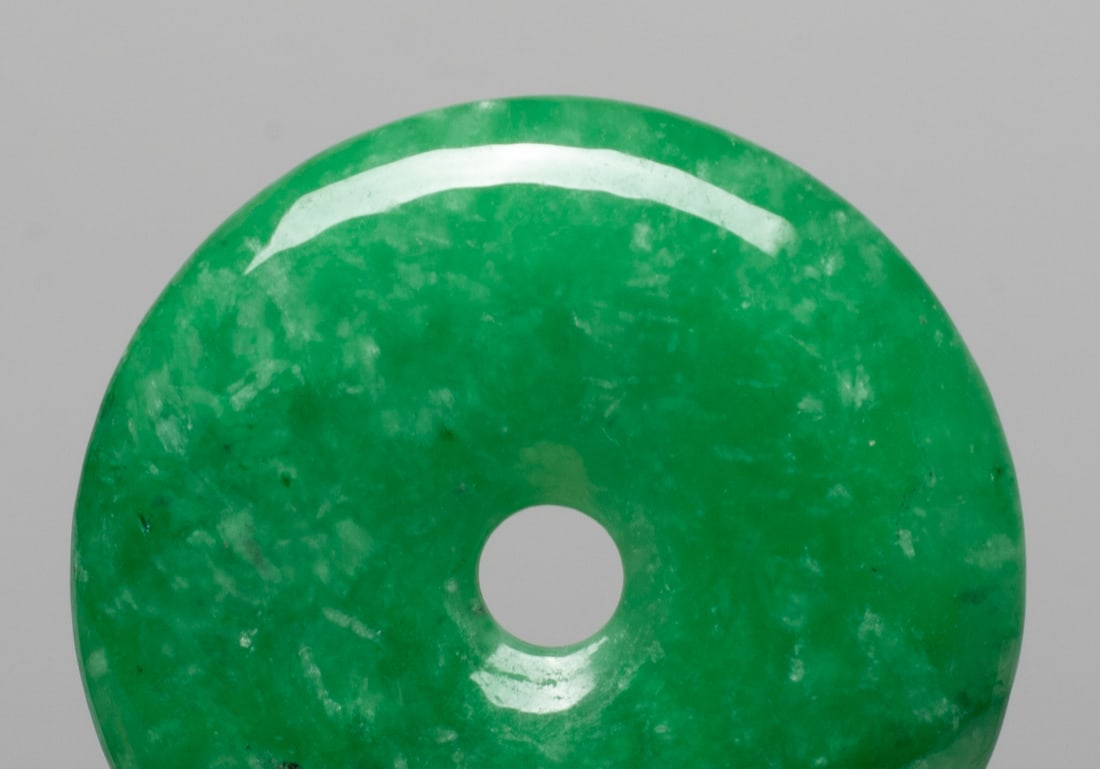 Set Chinese Export Colored Stone Pendants - 11