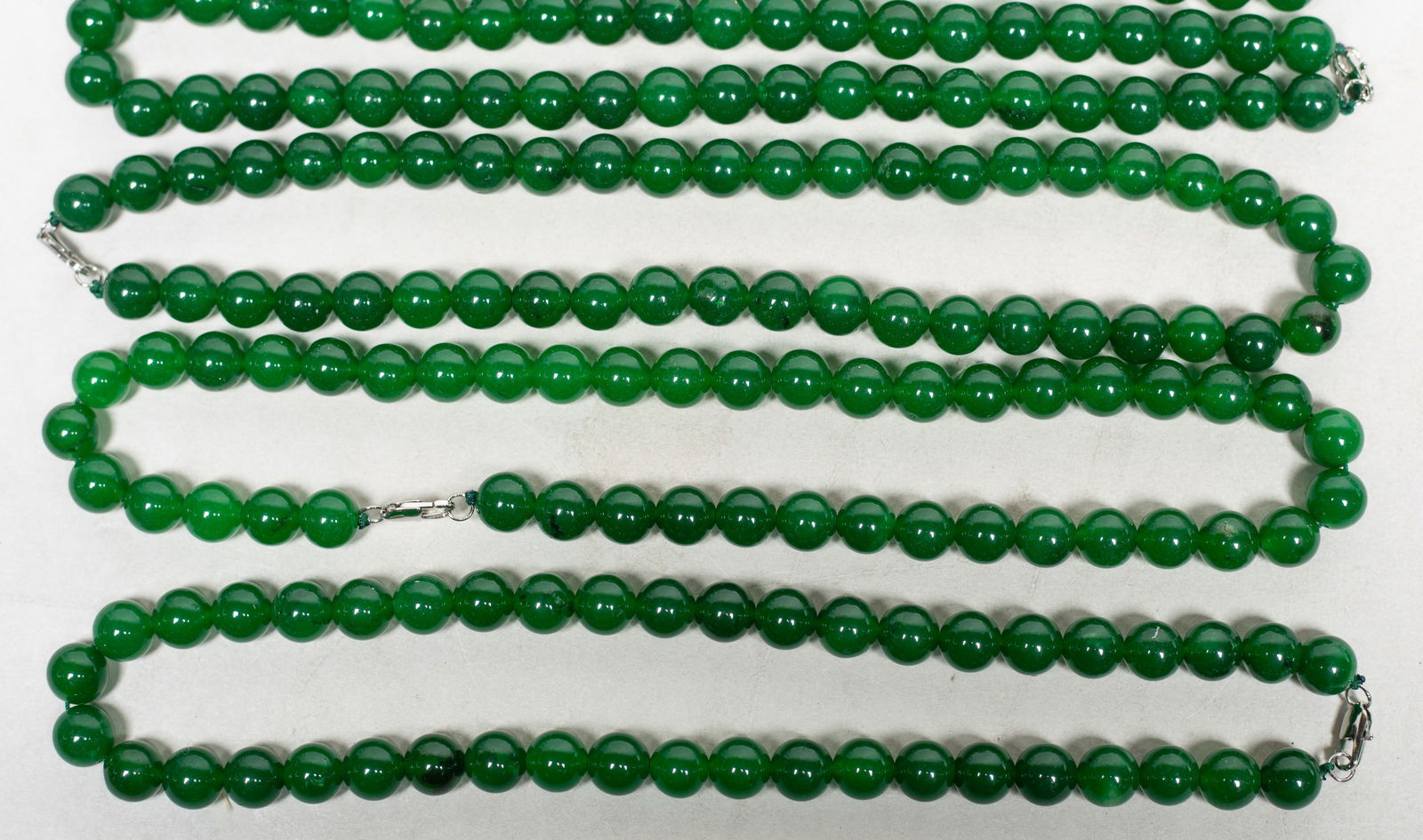 Set Chinese Export Bangles, Beads - 8