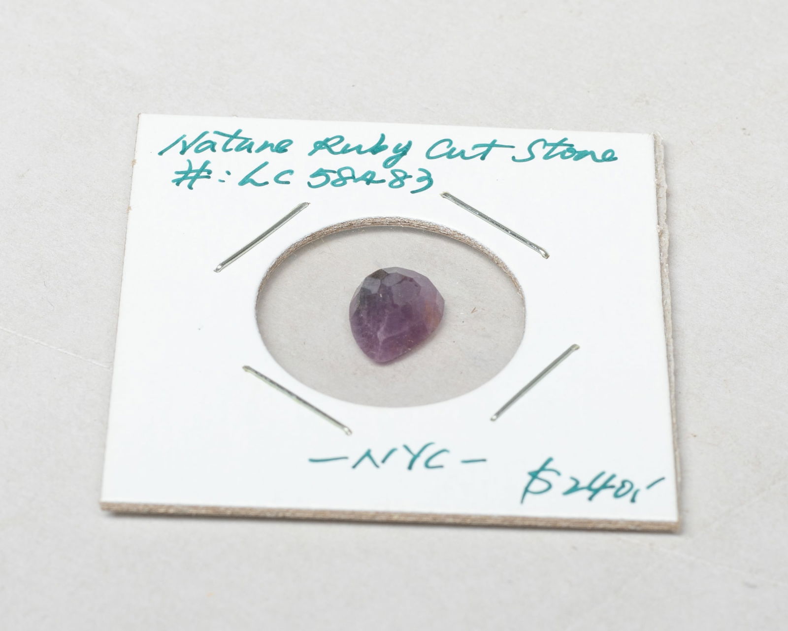 Set Vintage Ruby Gemstone Cut Nuggets - 10