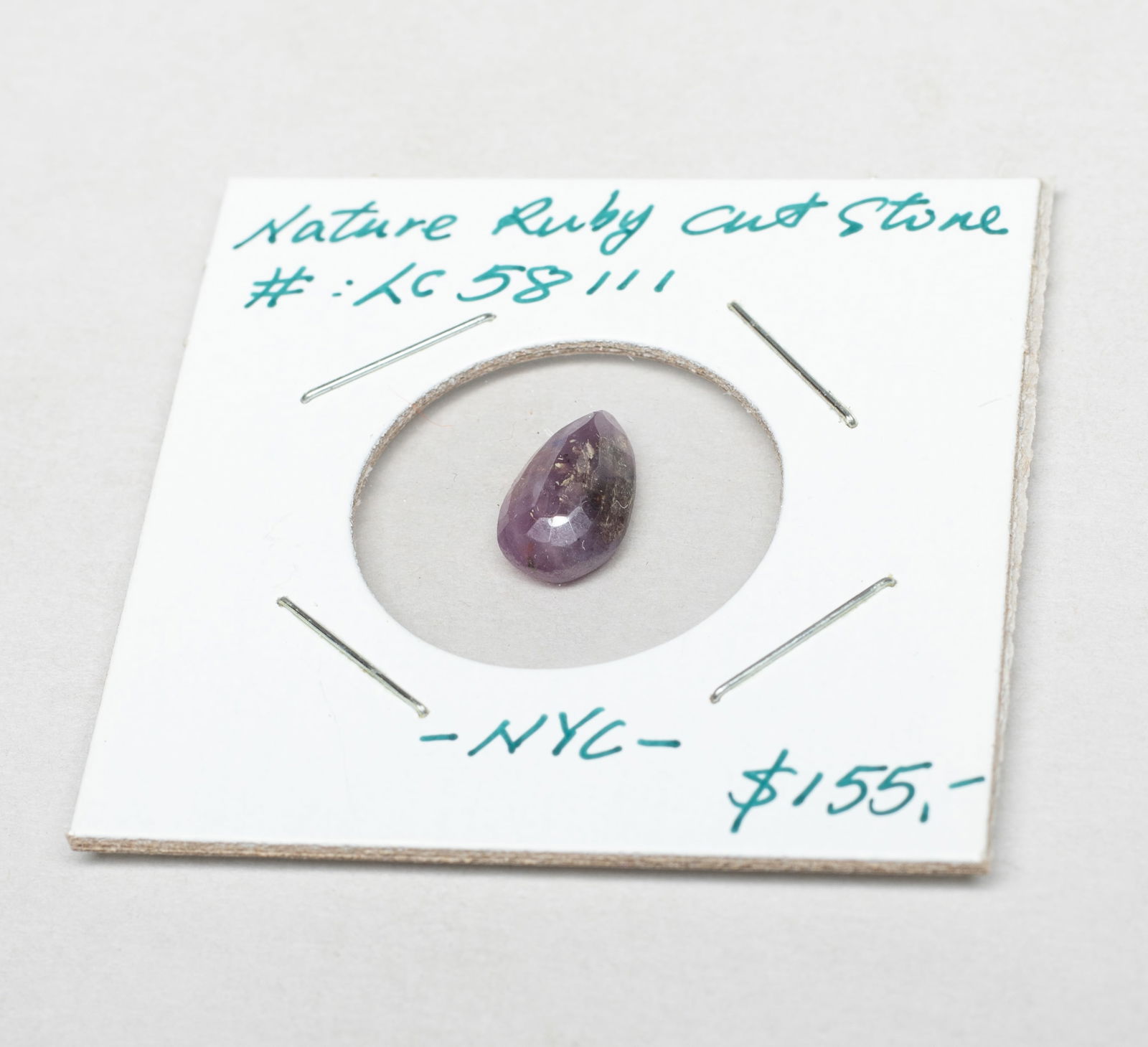 Set Vintage Ruby Gemstone Cut Nuggets - 3