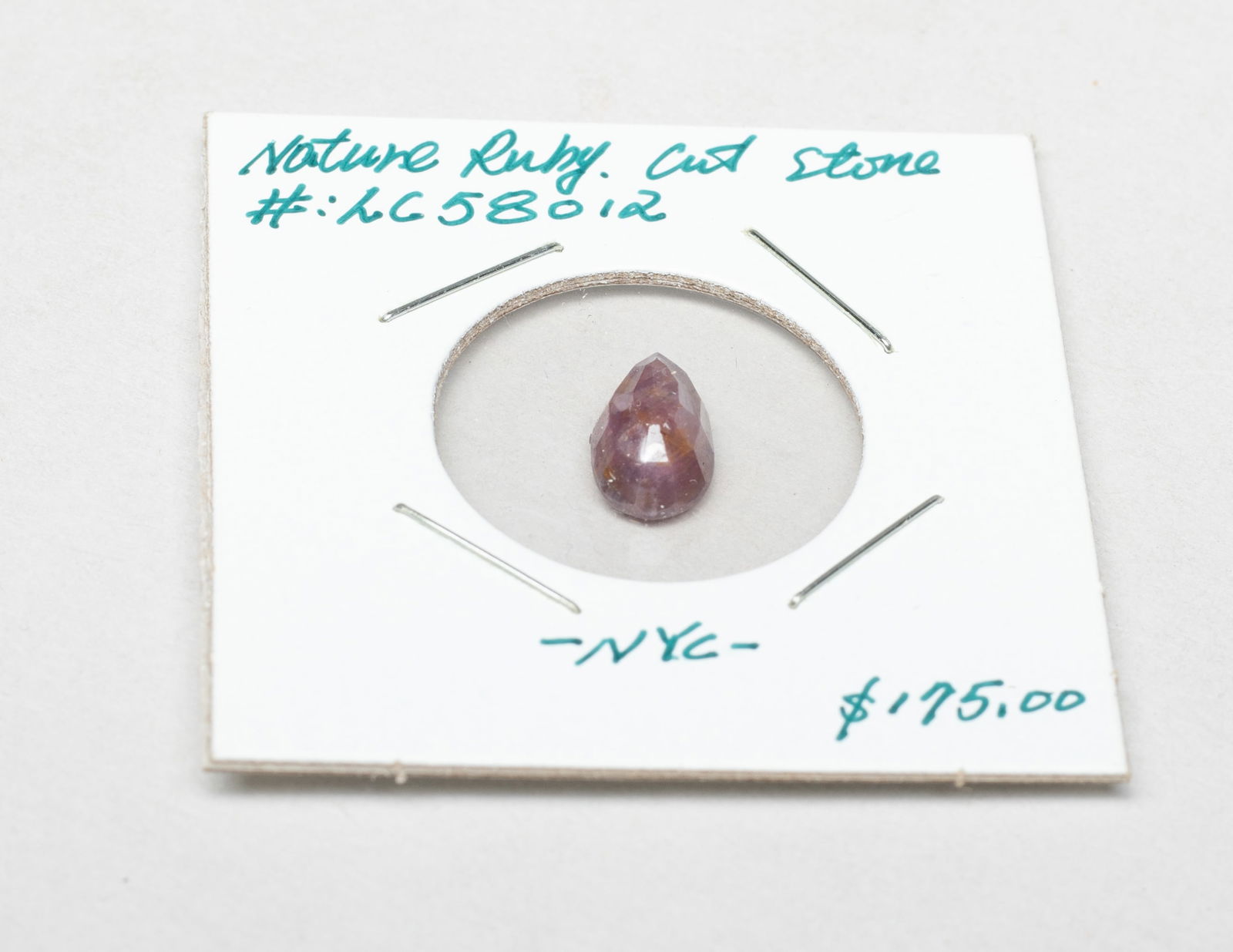 Set Vintage Ruby Gemstone Cut Nuggets - 4