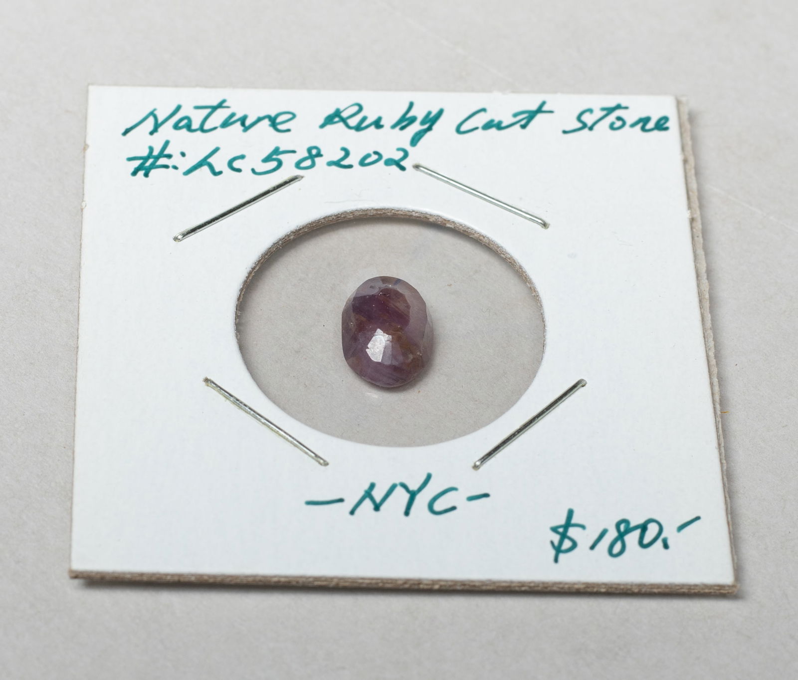 Set Vintage Ruby Gemstone Cut Nuggets - 8