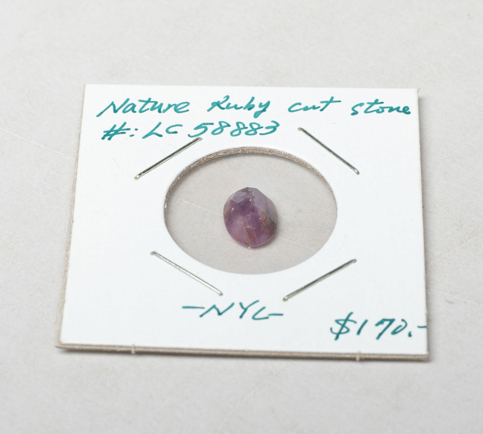 Set Vintage Ruby Gemstone Cut Nuggets - 9