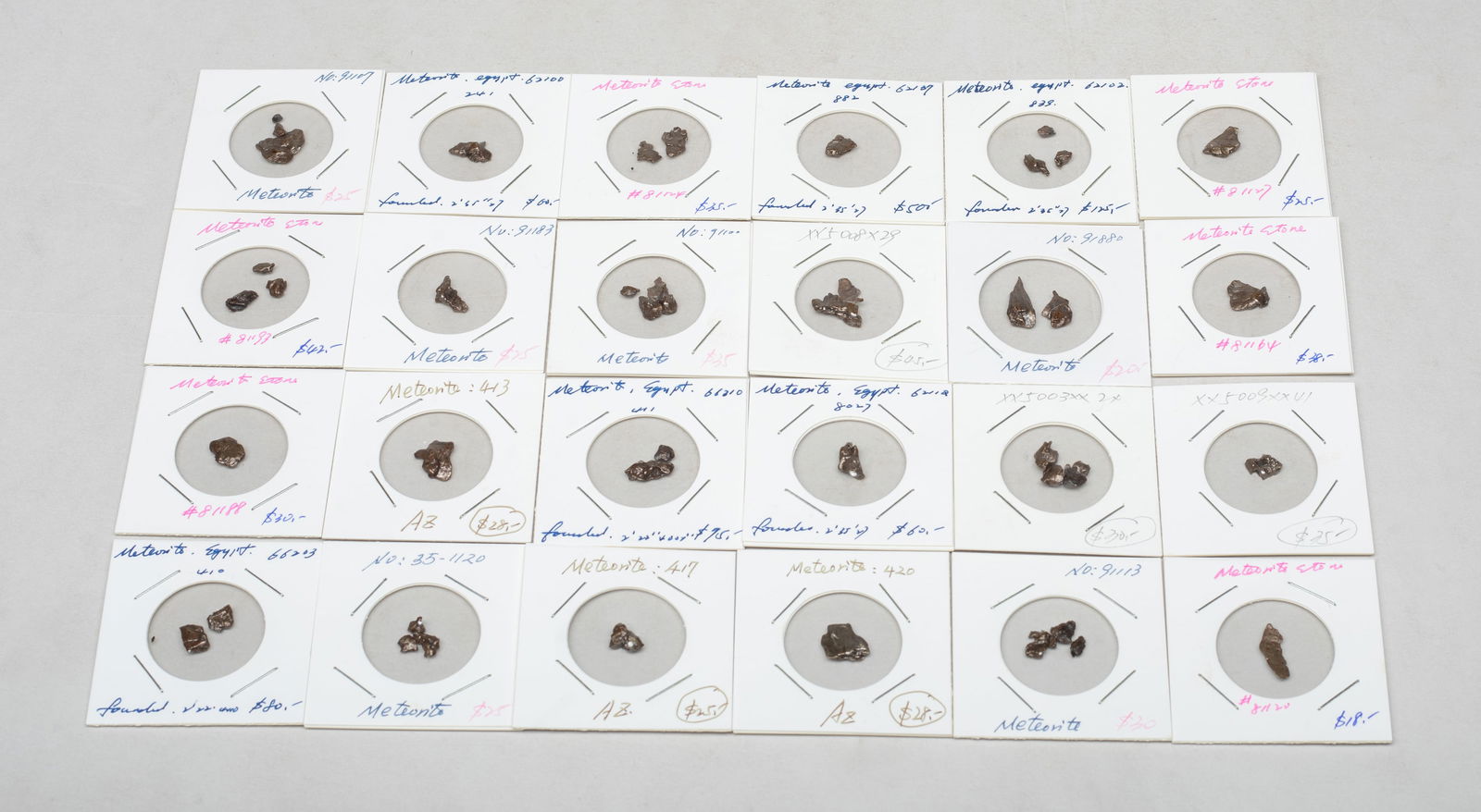 Estate Set Meteorite Stone Nuggets (1 of 9)