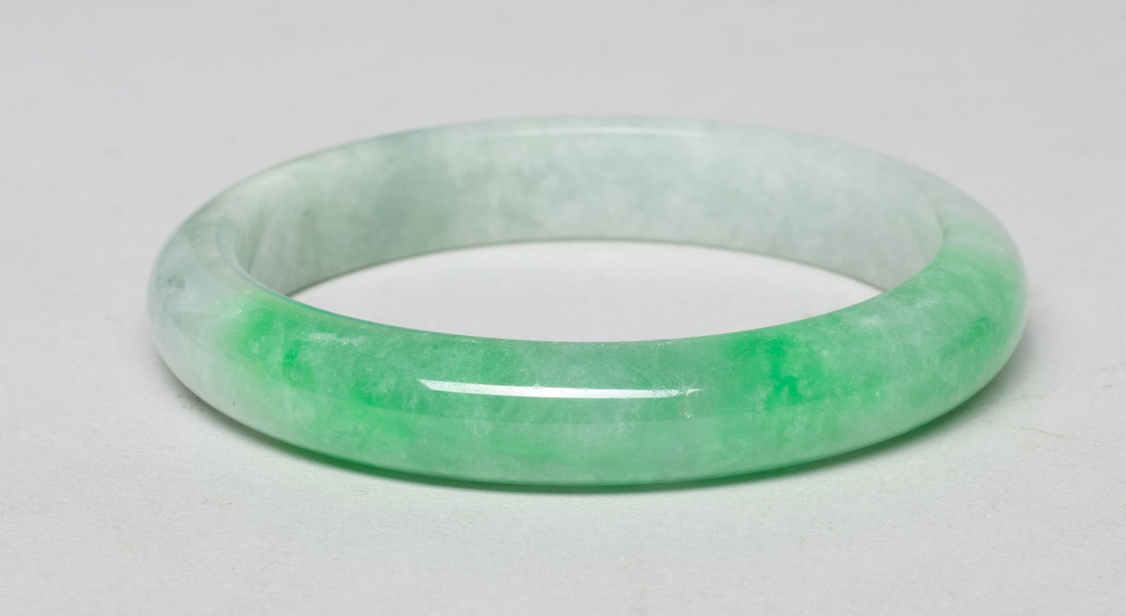 Estate Set Chinese Export Jade Bangles - 10