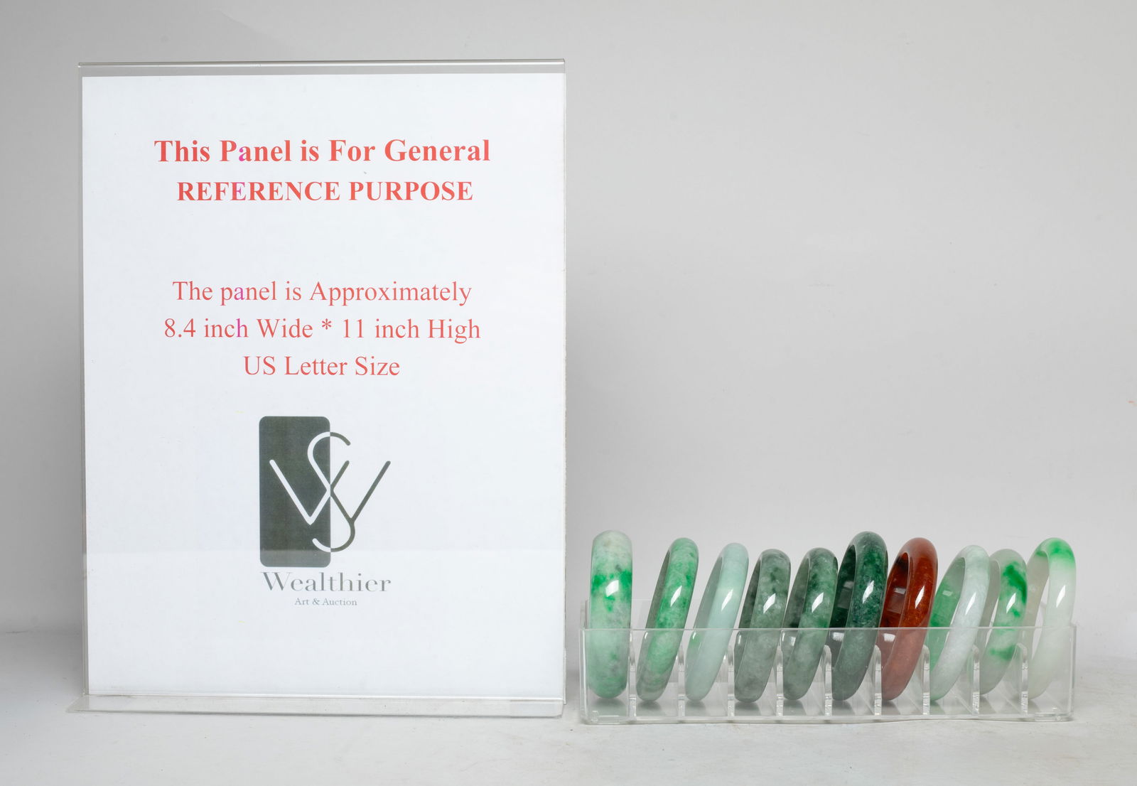 Estate Set Chinese Export Jade Bangles - 2