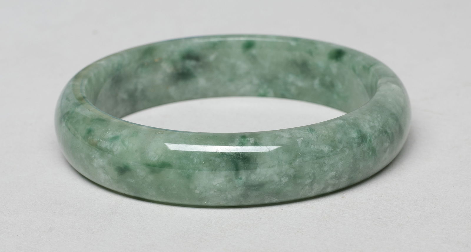 Estate Set Chinese Export Jade Bangles - 6