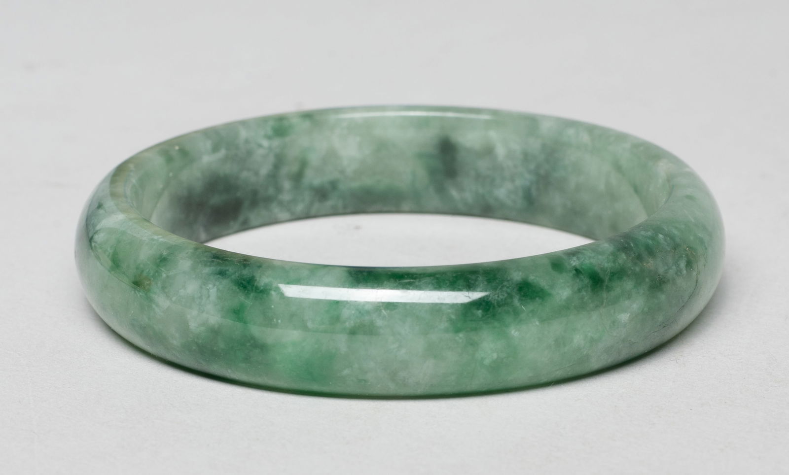 Estate Set Chinese Export Jade Bangles - 7
