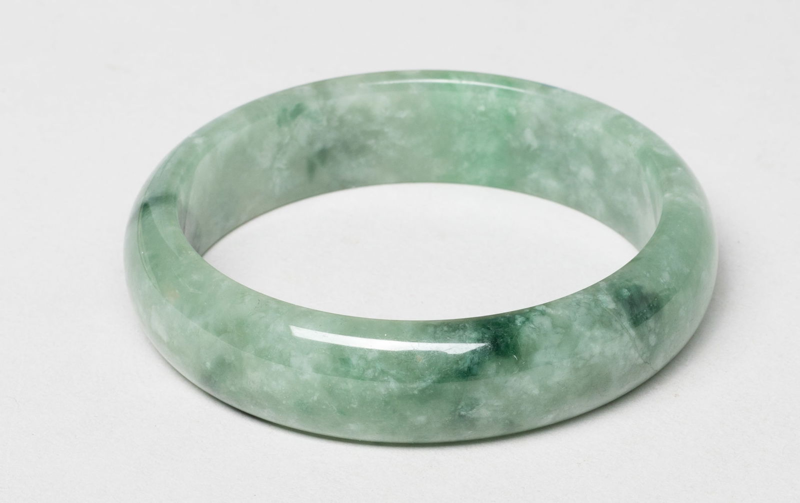 Estate Set Chinese Export Jade Bangles - 11