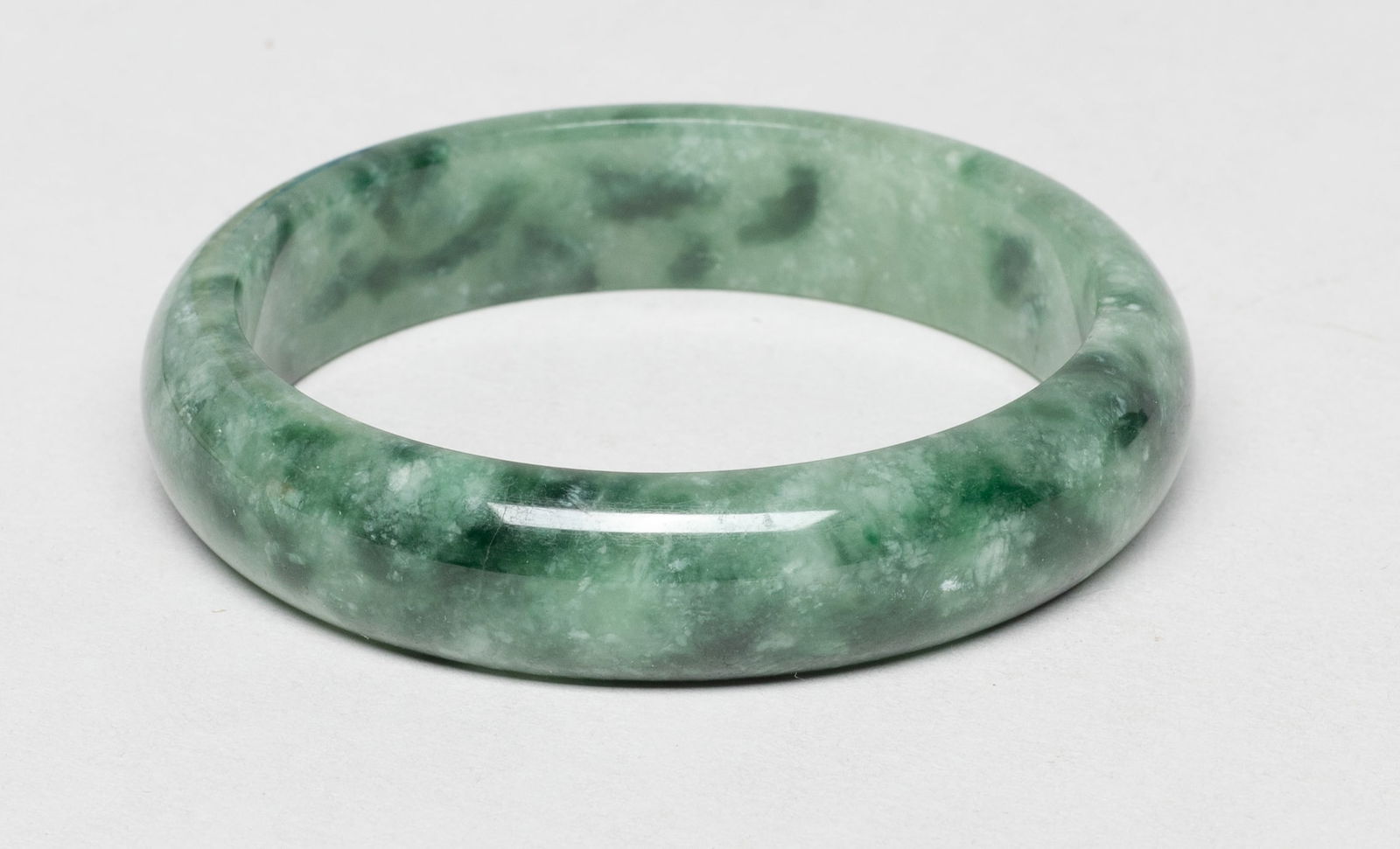 Estate Set Chinese Export Jade Bangles - 12