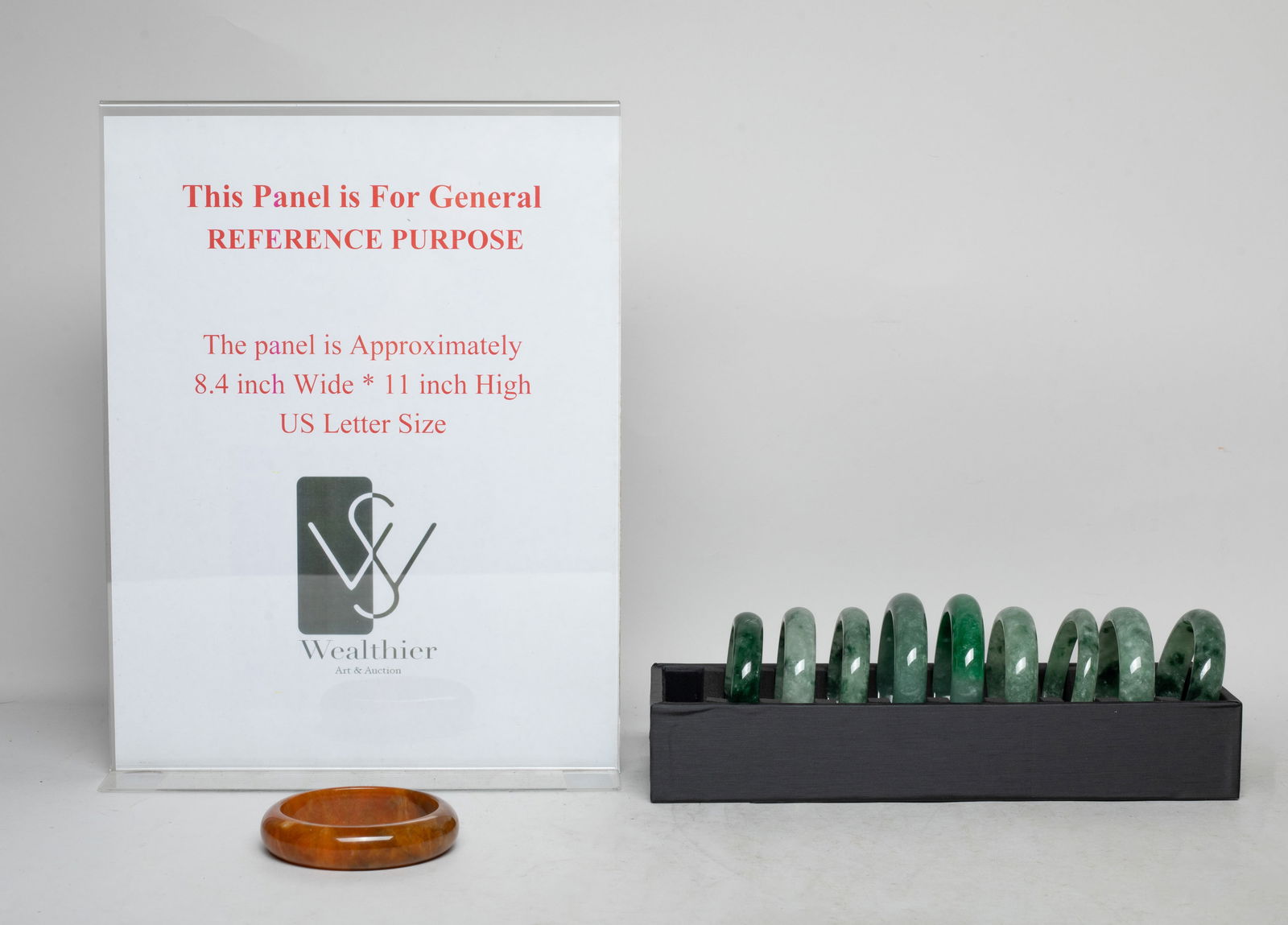 Estate Set Chinese Export Jade Bangles - 2