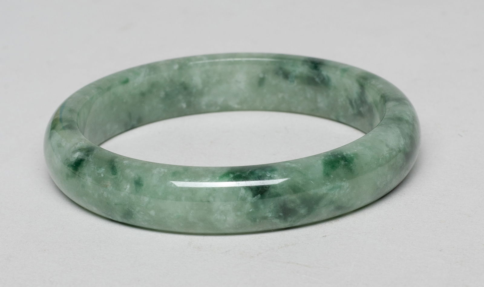 Estate Set Chinese Export Jade Bangles - 6