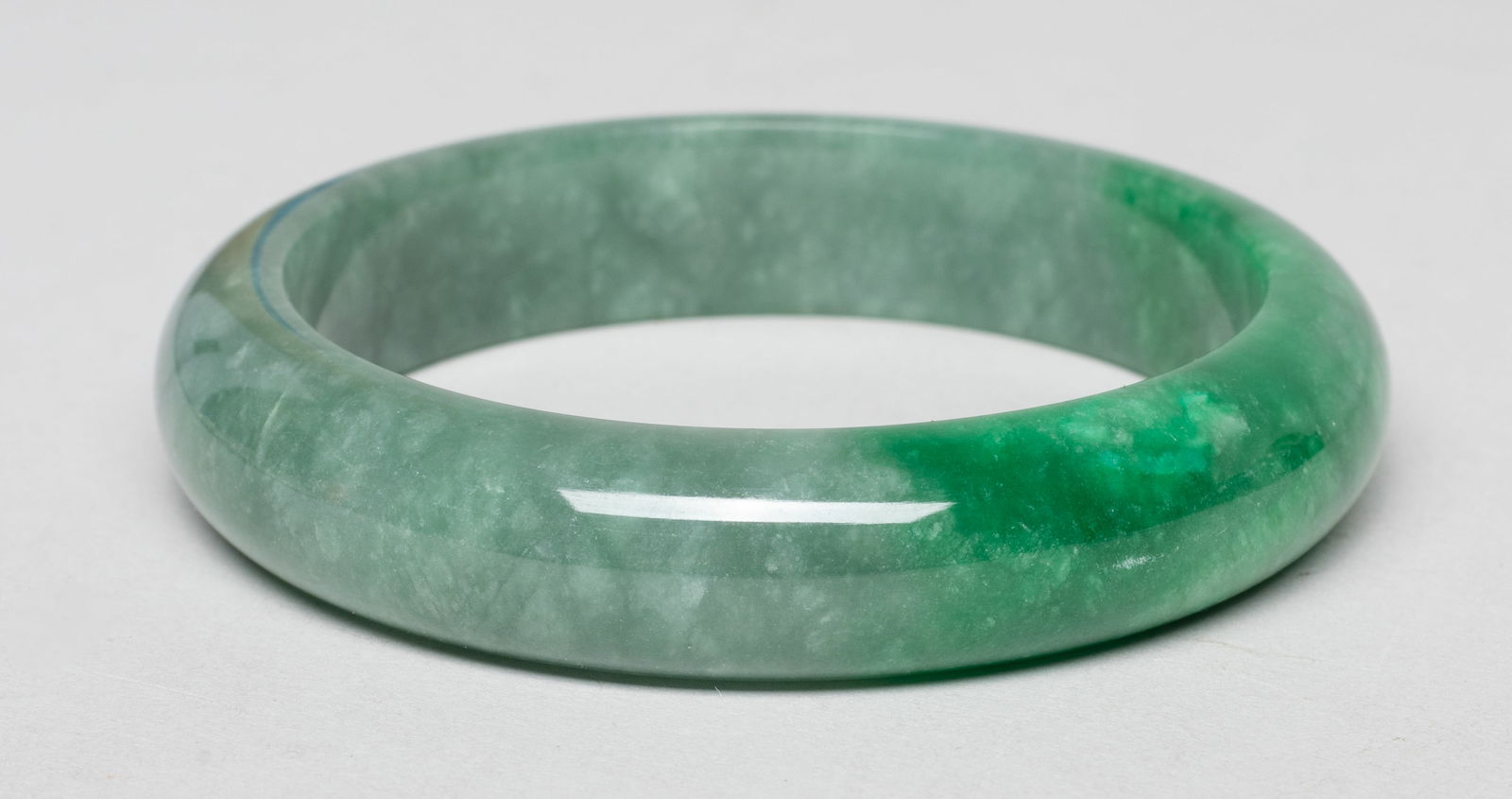 Estate Set Chinese Export Jade Bangles - 7