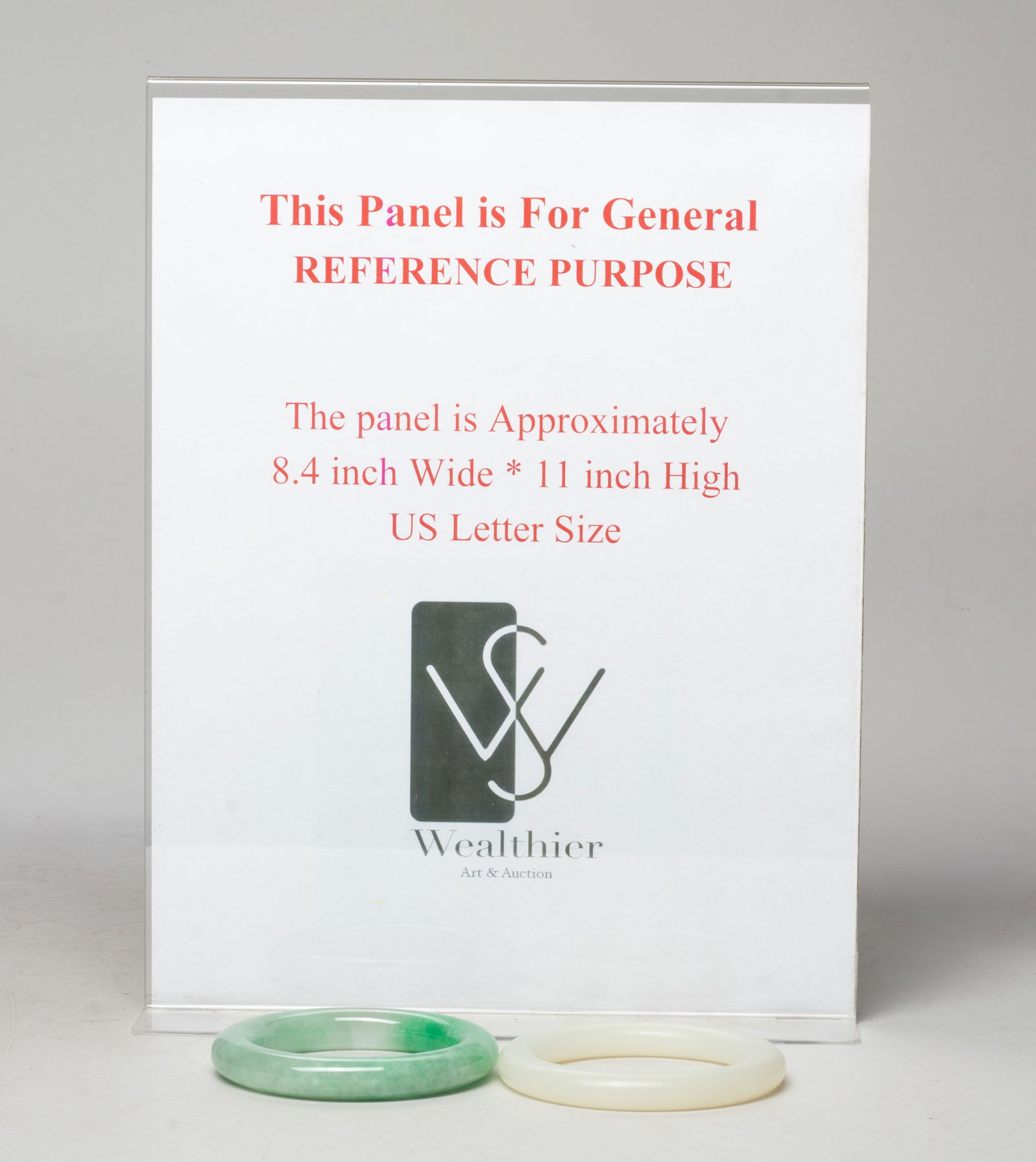 Two Chinese Jade / Colored Stone Bangles - 2