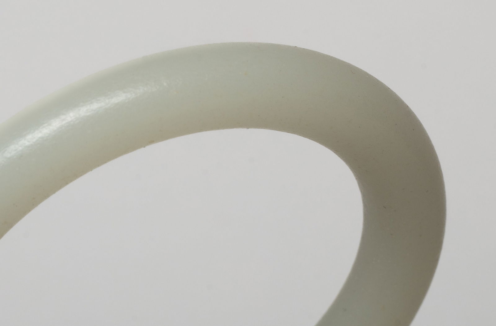Two Chinese Jade / Colored Stone Bangles - 8