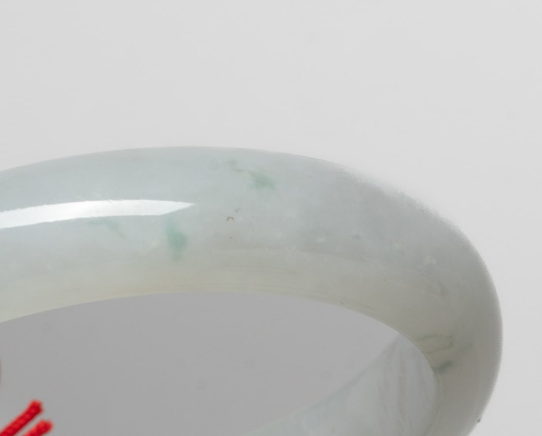 Three Chinese Jade Bangles - 5