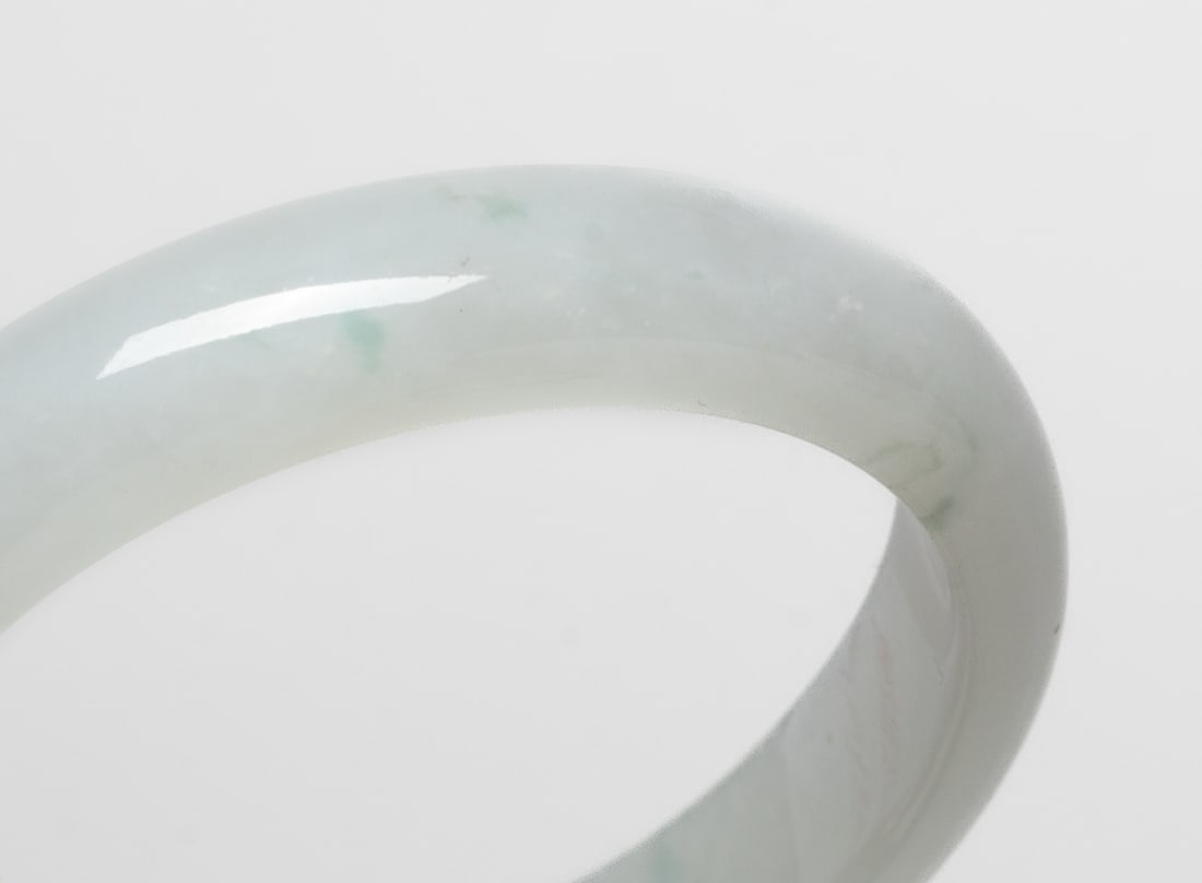 Three Chinese Jade Bangles - 6