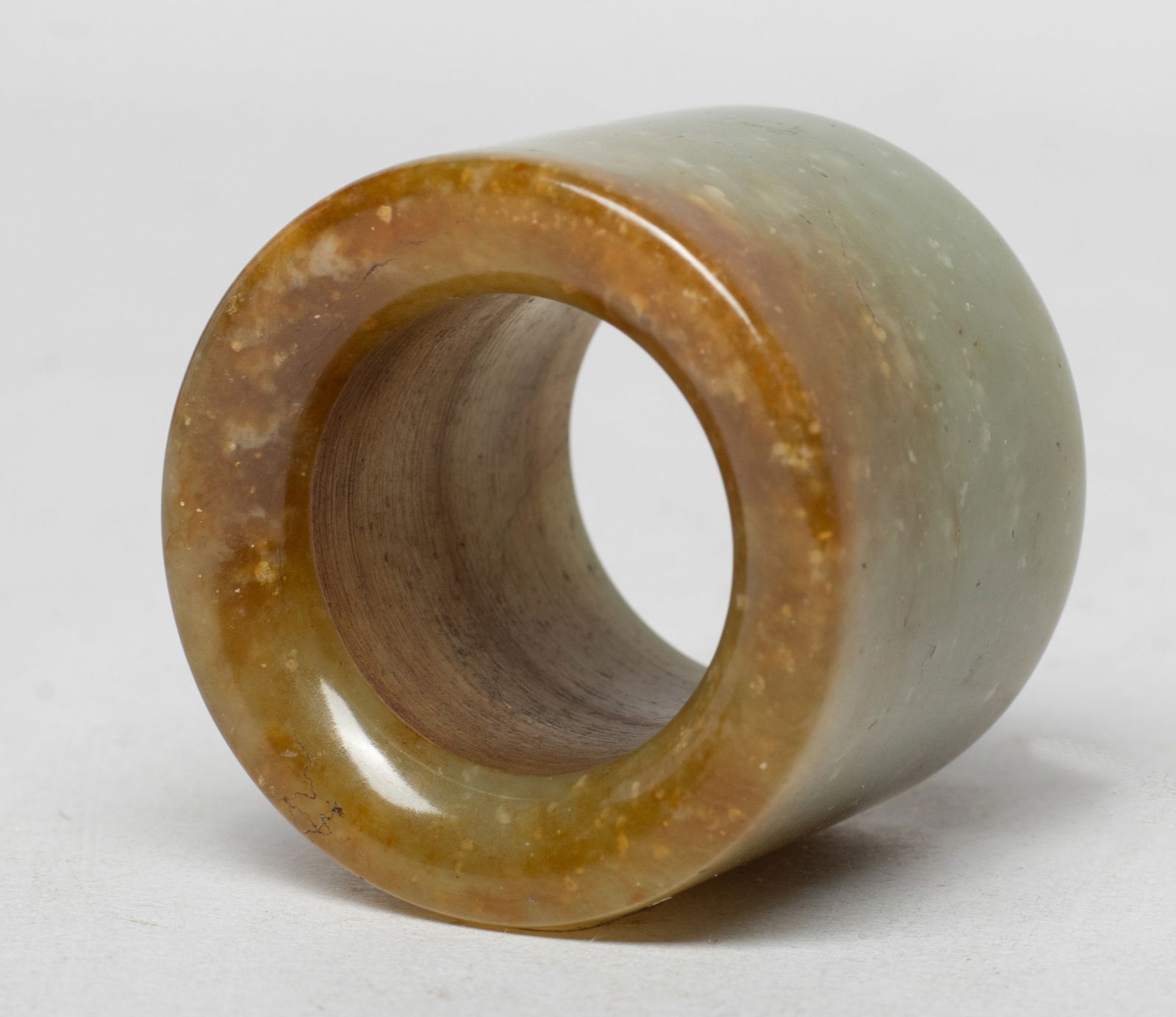 Chinese Export Jade Pendants, Thumb Ring - 5