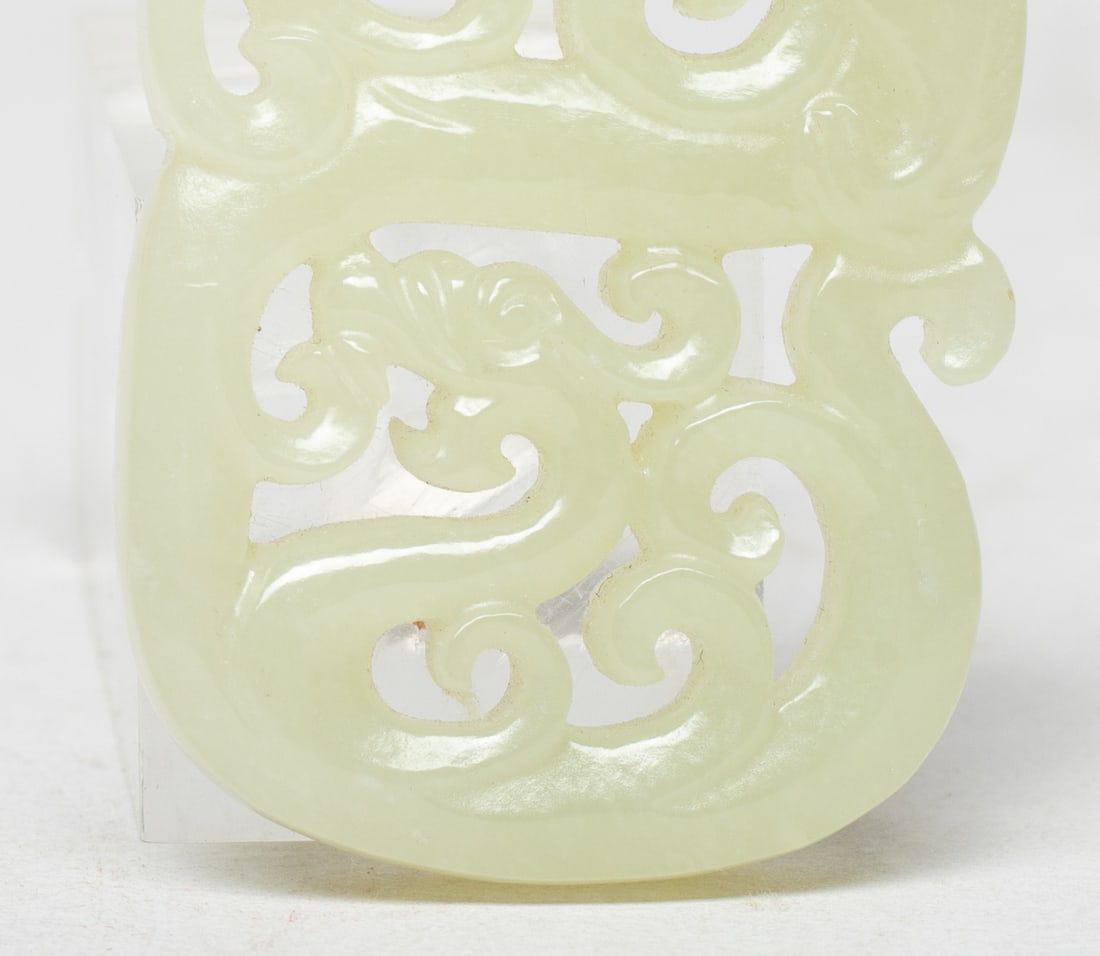 Chinese Export Jade Pendants, Thumb Ring - 9