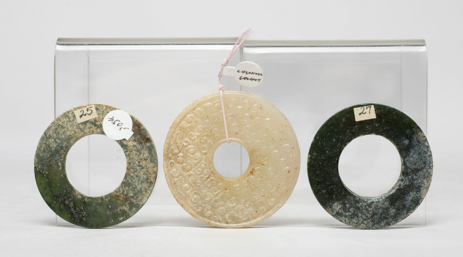 Set Chinese Jade/ Stone Carved Pendants (1 of 10)