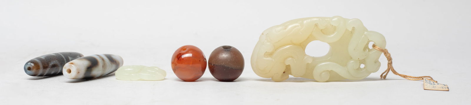 Chinese Export, Jade, Agate, Dzi Beads (1 of 18)